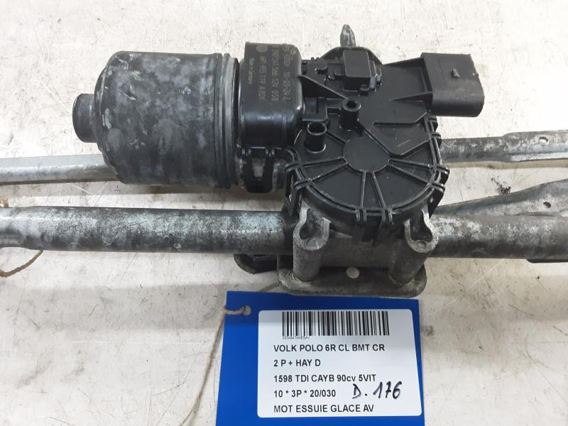 MOTOR RUITENWISSERS VOOR Vw POLO (6R) 6/09 - 4/14