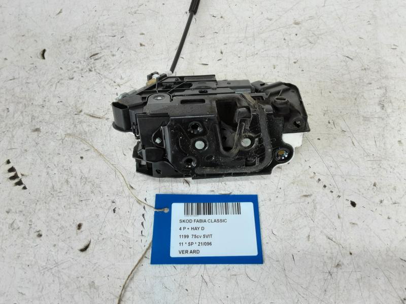 VERGRENDELING ACHTER RECHTS Skoda FABIA (5J) 3/10 - 14