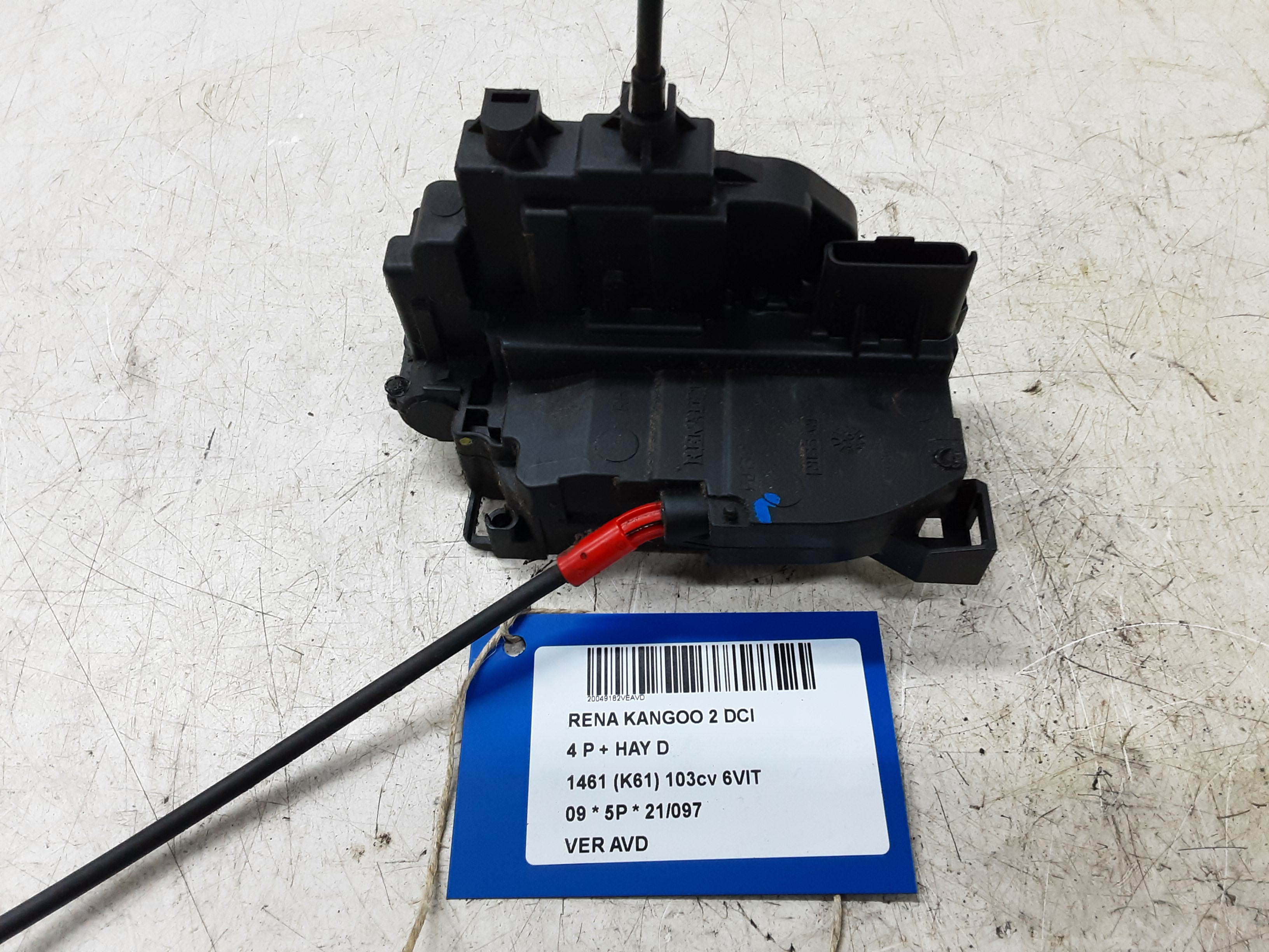 VERGRENDELING VOOR RECHTS Renault KANGOO 08 - 13