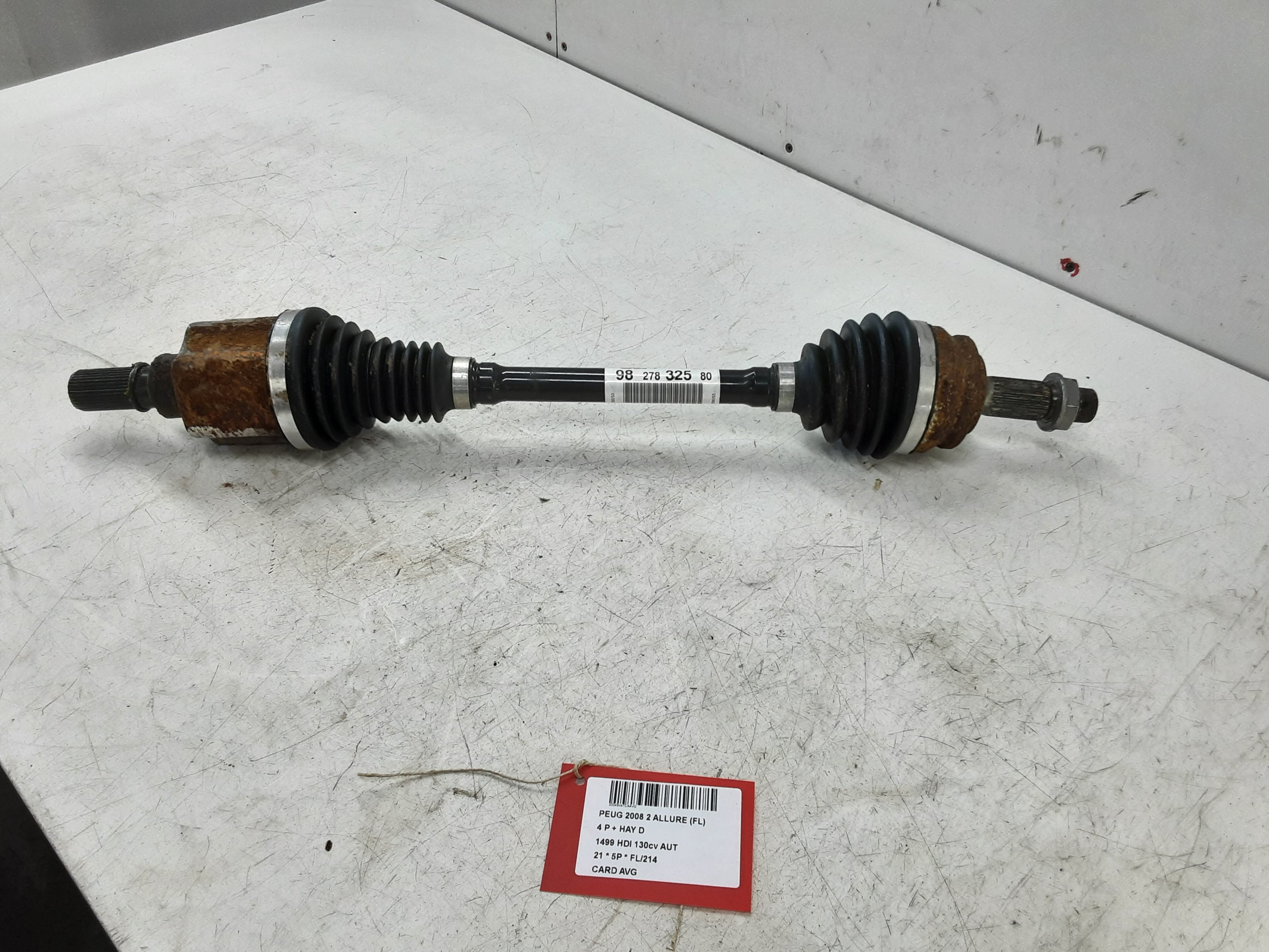 CARDAN AVANT GAUCHE Peugeot 2008 (2) 8/19+