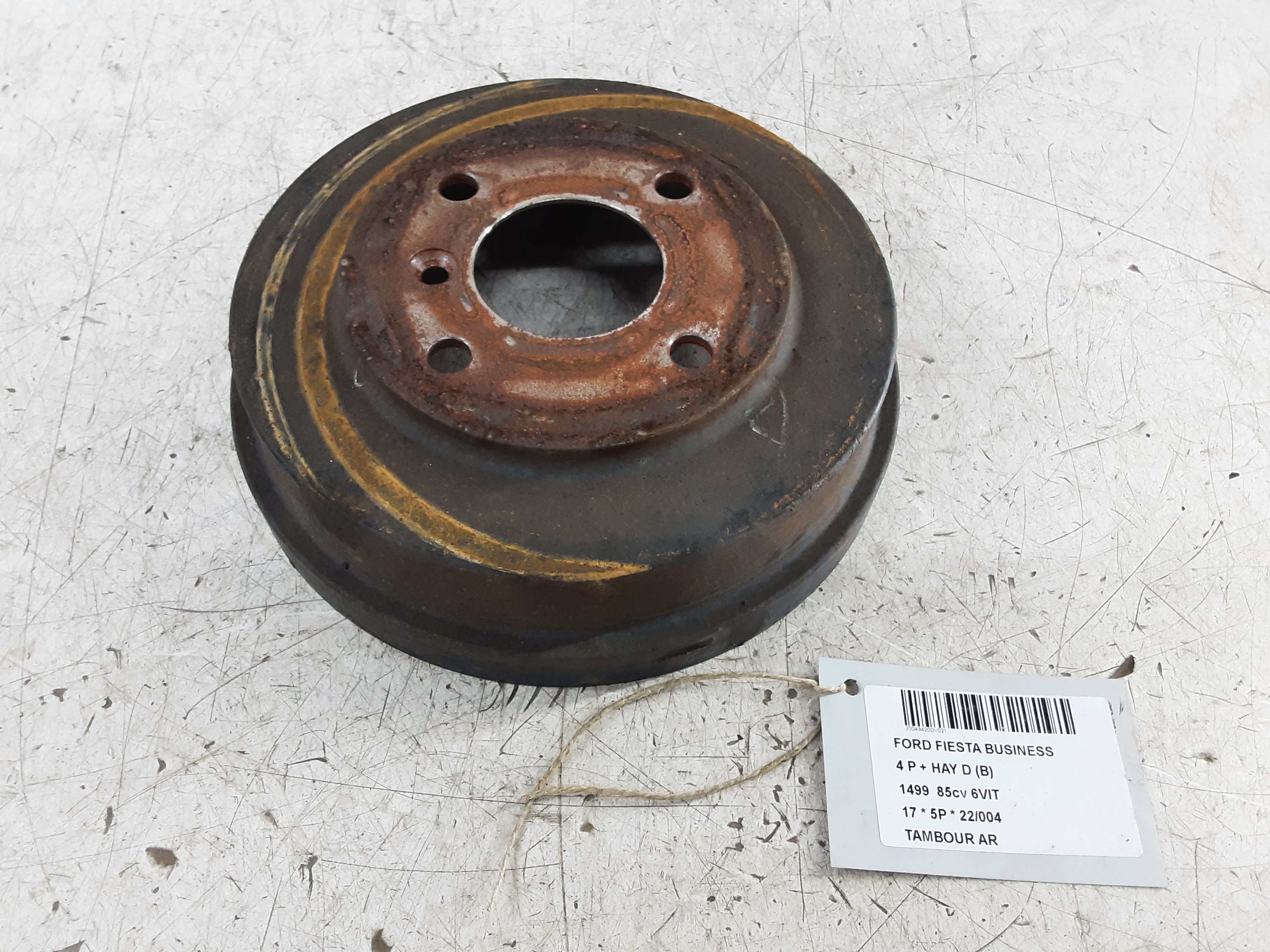 REMTROMMEL ACHTER Ford FIESTA 5/17+