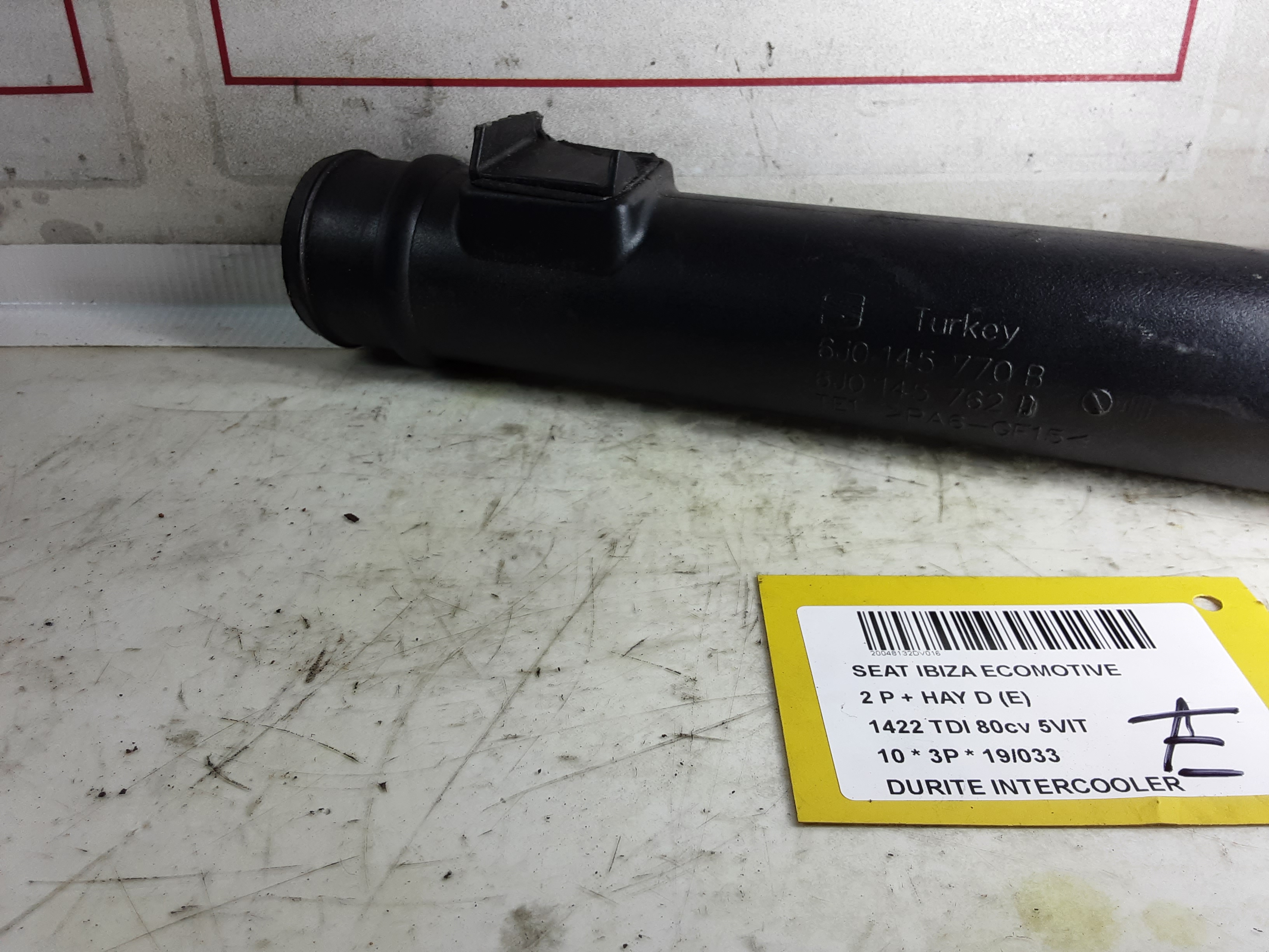 DURITE INTERCOOLER Seat IBIZA MK4 (6J) 08 - 12