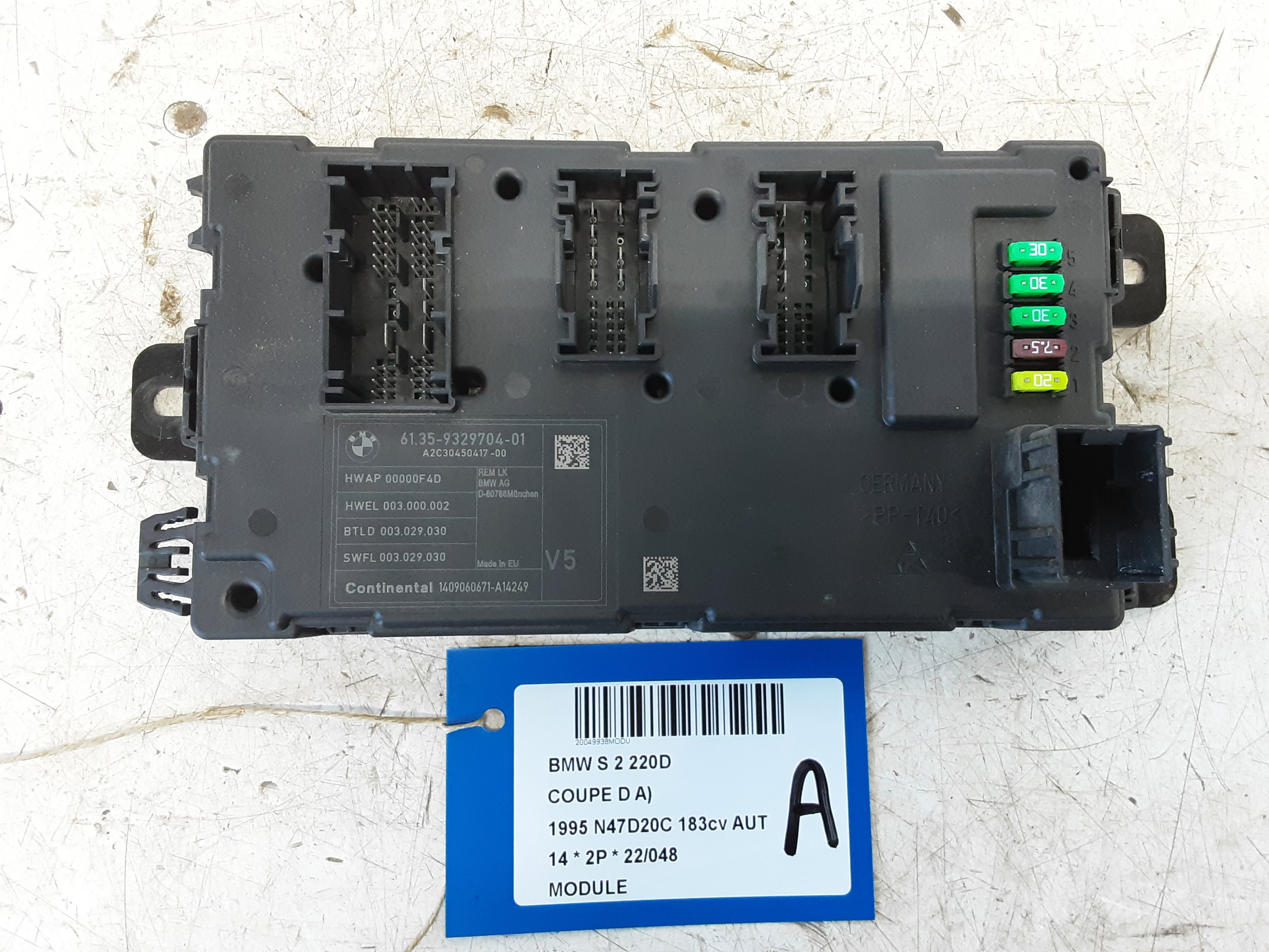 MODULE Bmw 2 F22/3 COUPE 7/13+