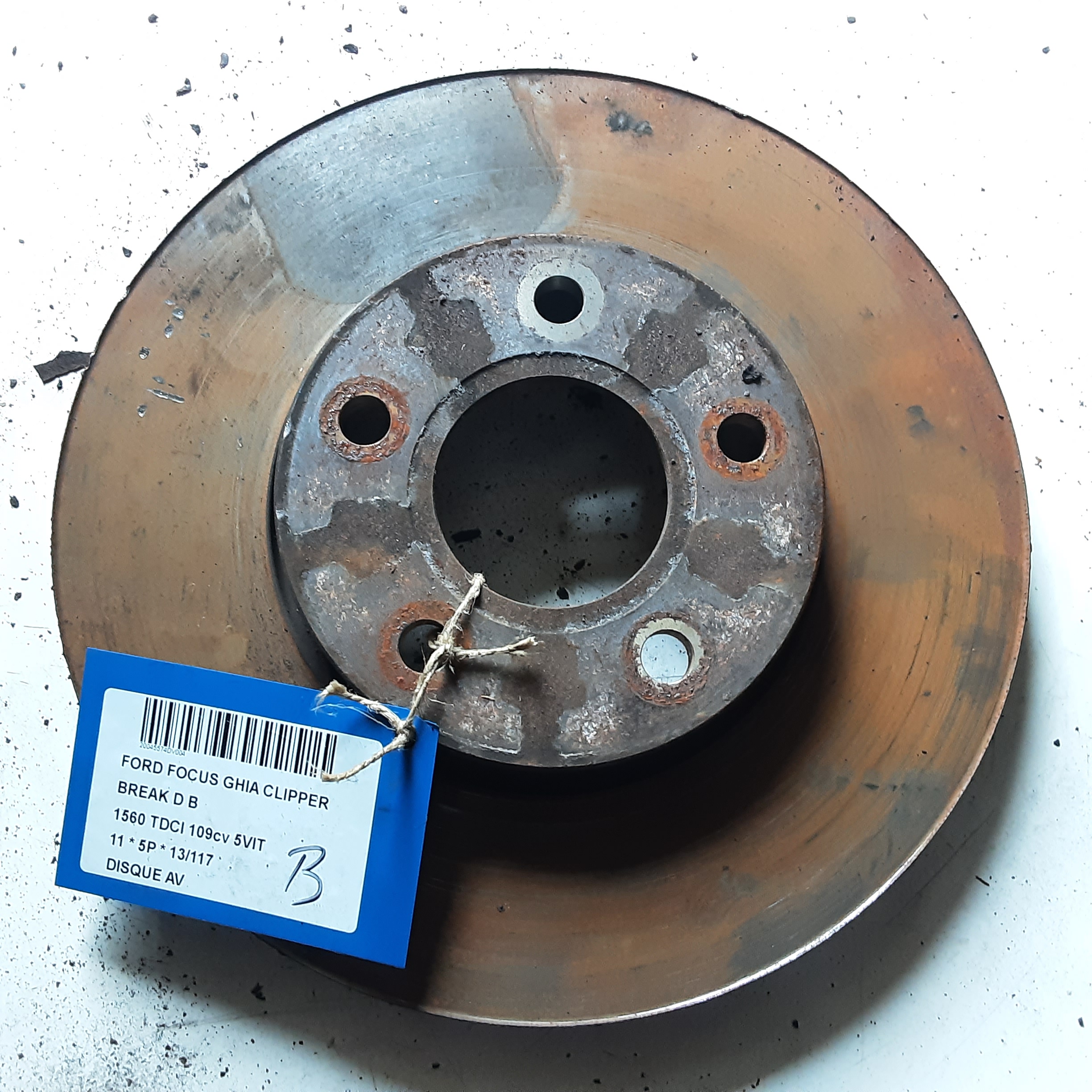 REMSCHIJF VOOR Ford FOCUS (3) 08 - 02/11