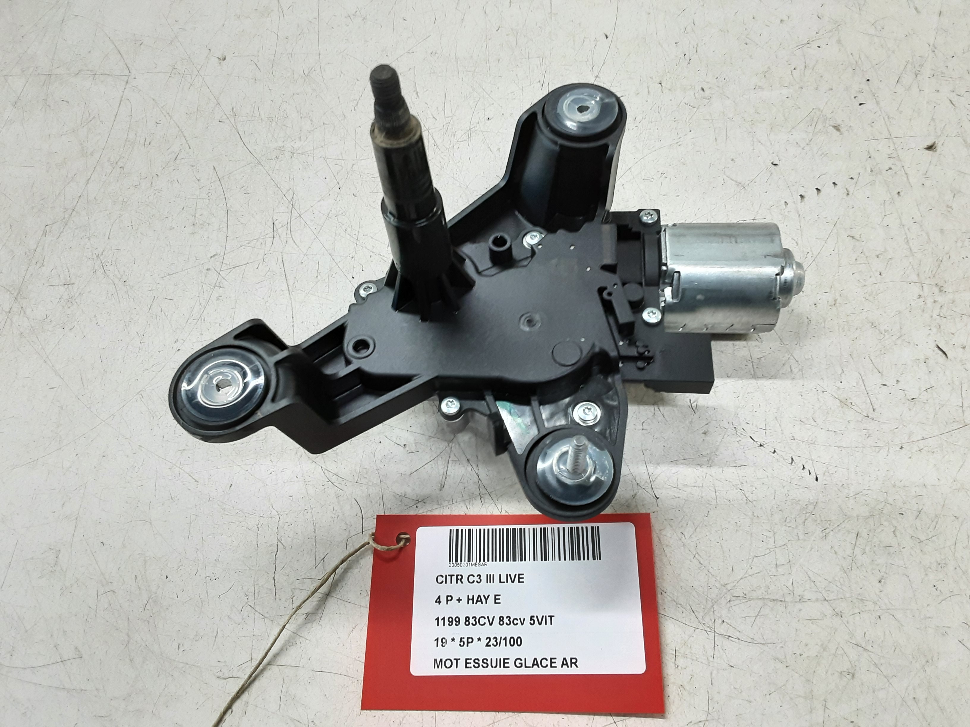 RUITENWISSERMOTOR ACHTER Citroen C3 (III) 10/16-9/20
