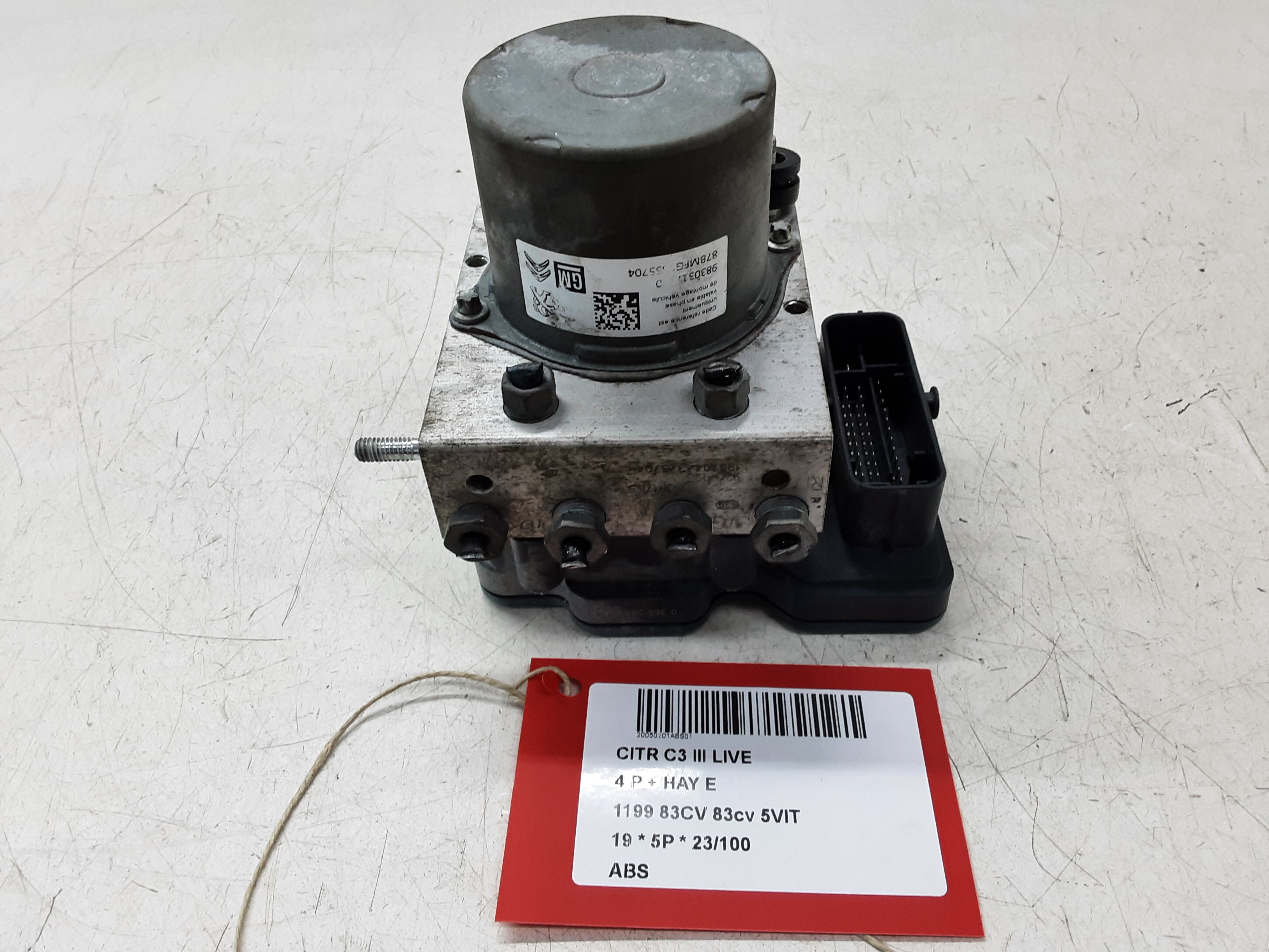 SYSTEME ABS Citroen C3 (III) 10/16-9/20