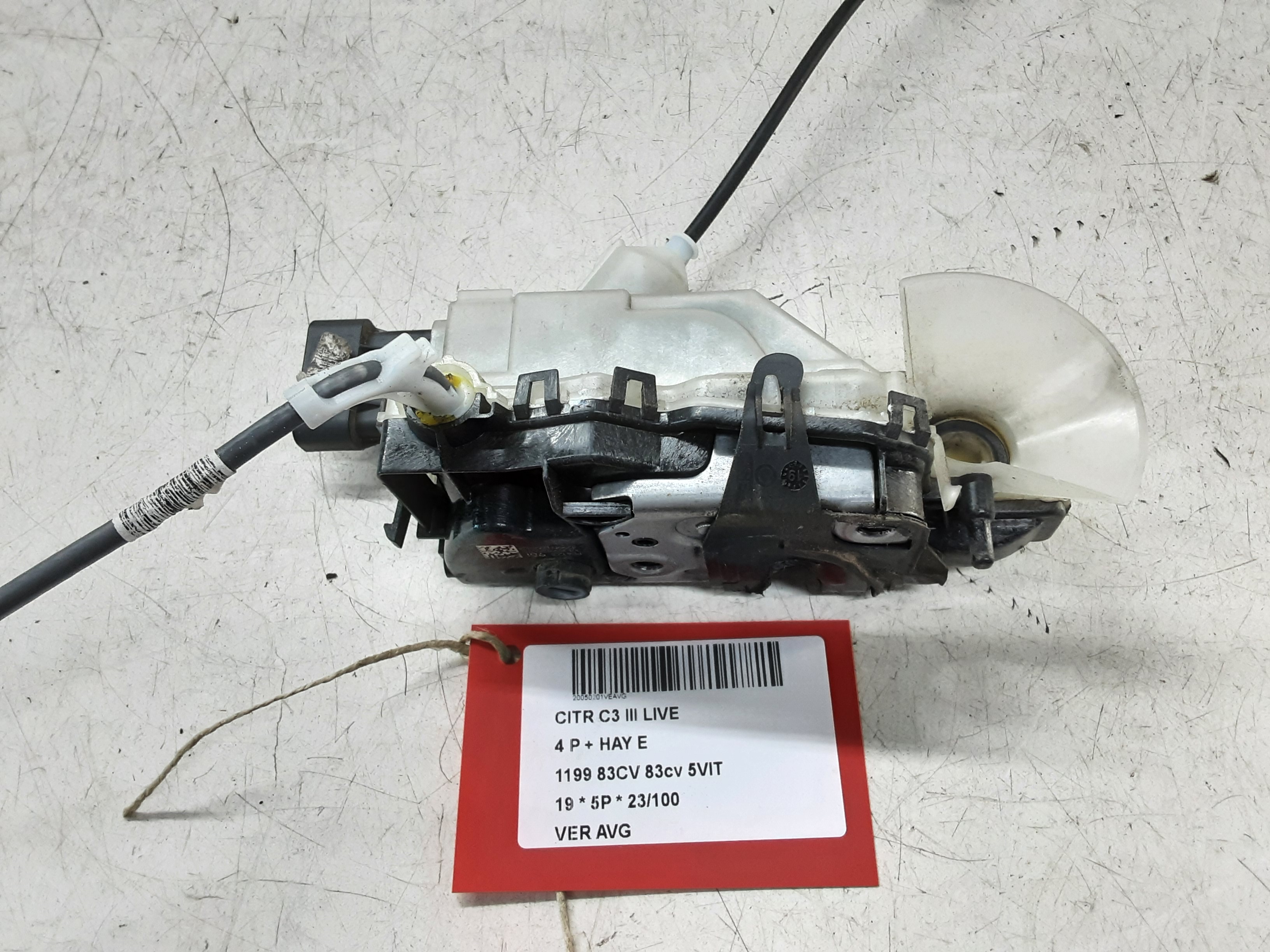VERGRENDELING VOOR LINKS Citroen C3 (III) 10/16-9/20