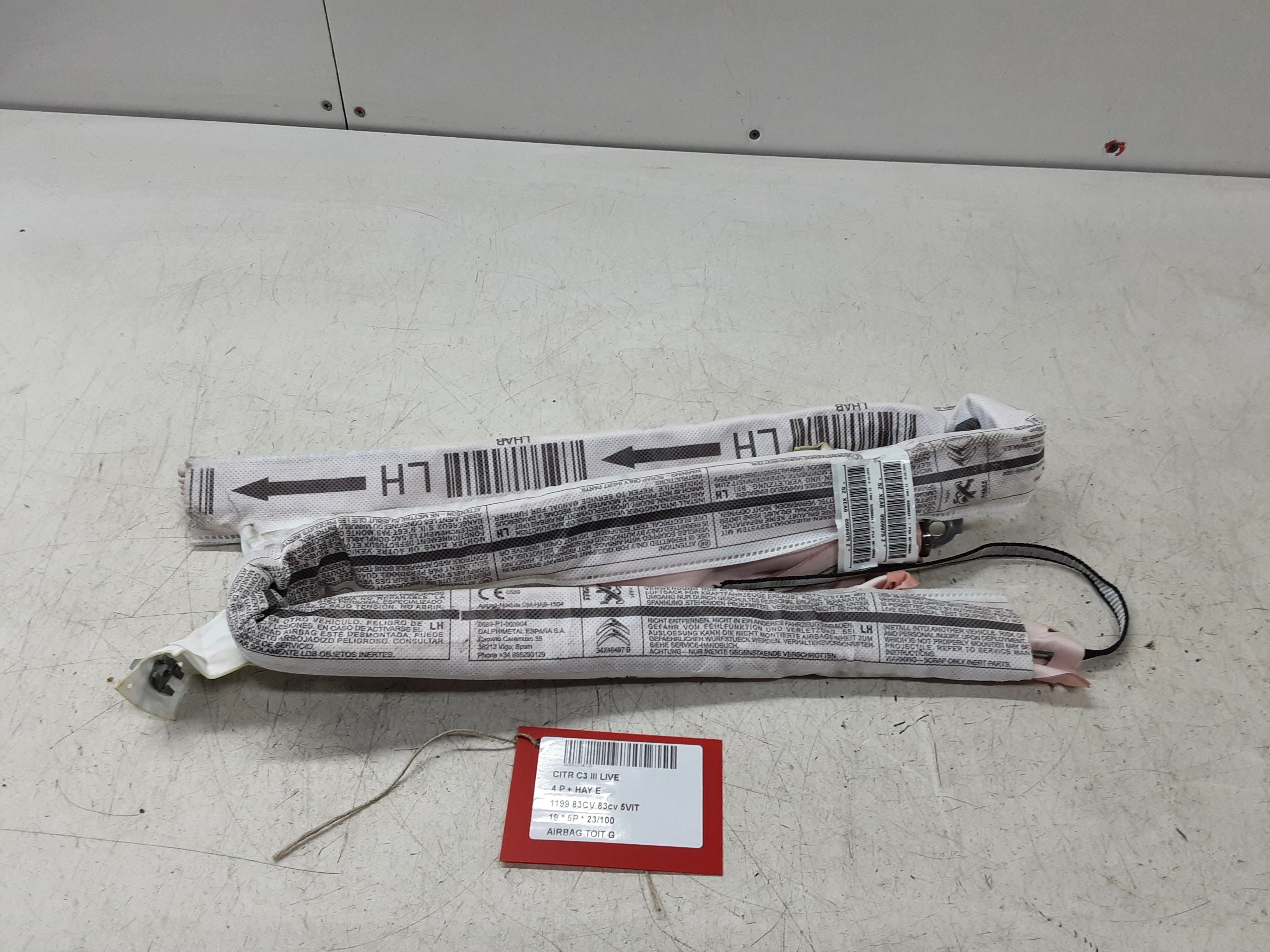 AIRBAG DAK LINKS Citroen C3 (III) 10/16-9/20