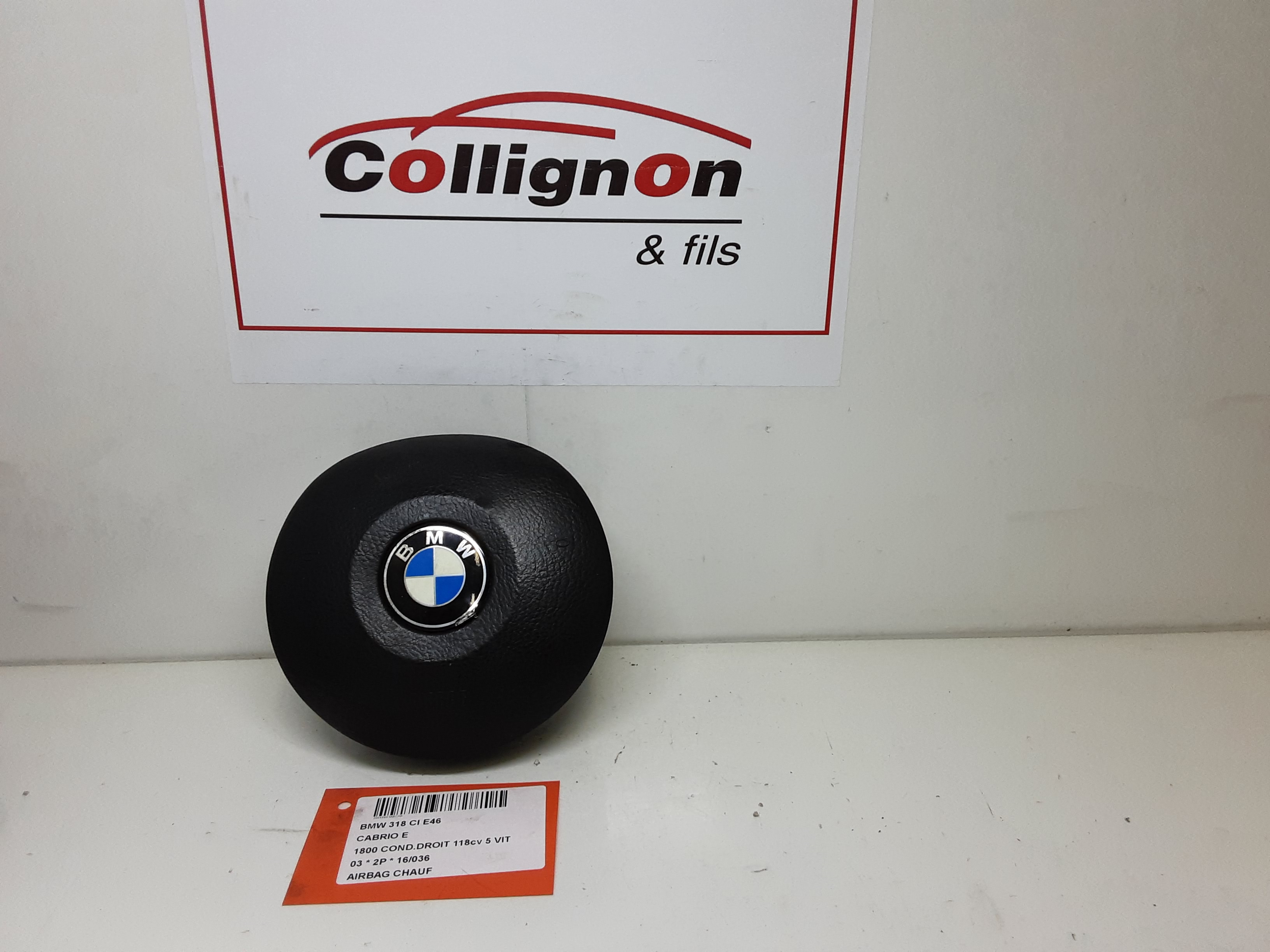 AIRBAG STUUR Bmw 3 E46 CABRIO 99 - 03