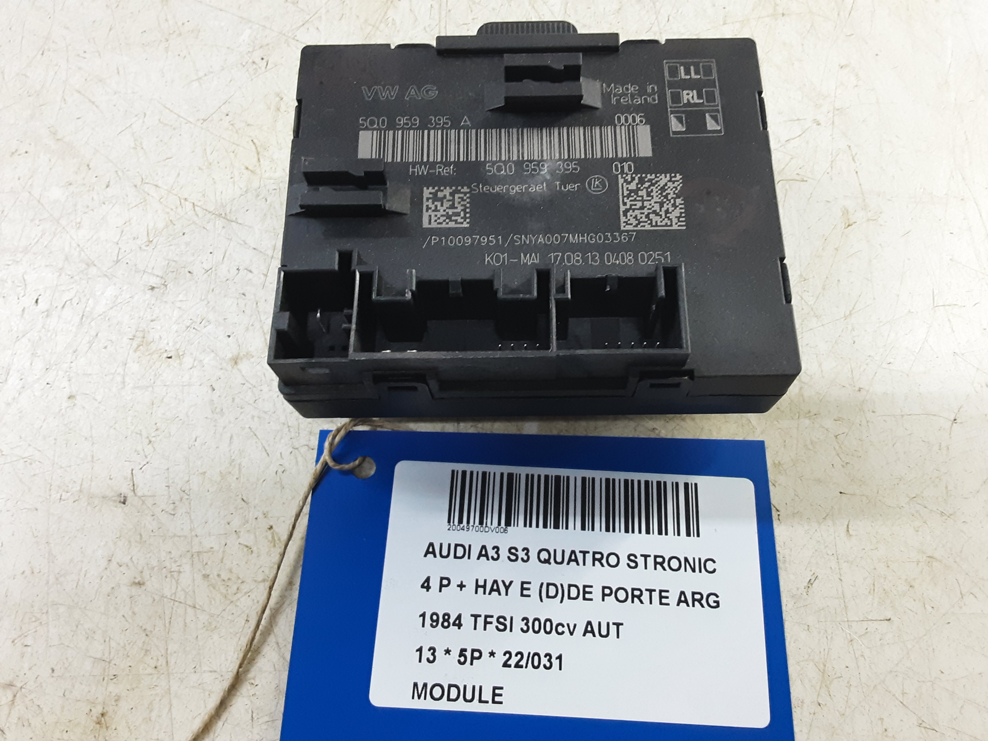MODULE Audi A3 3,5D 9/12 - 16