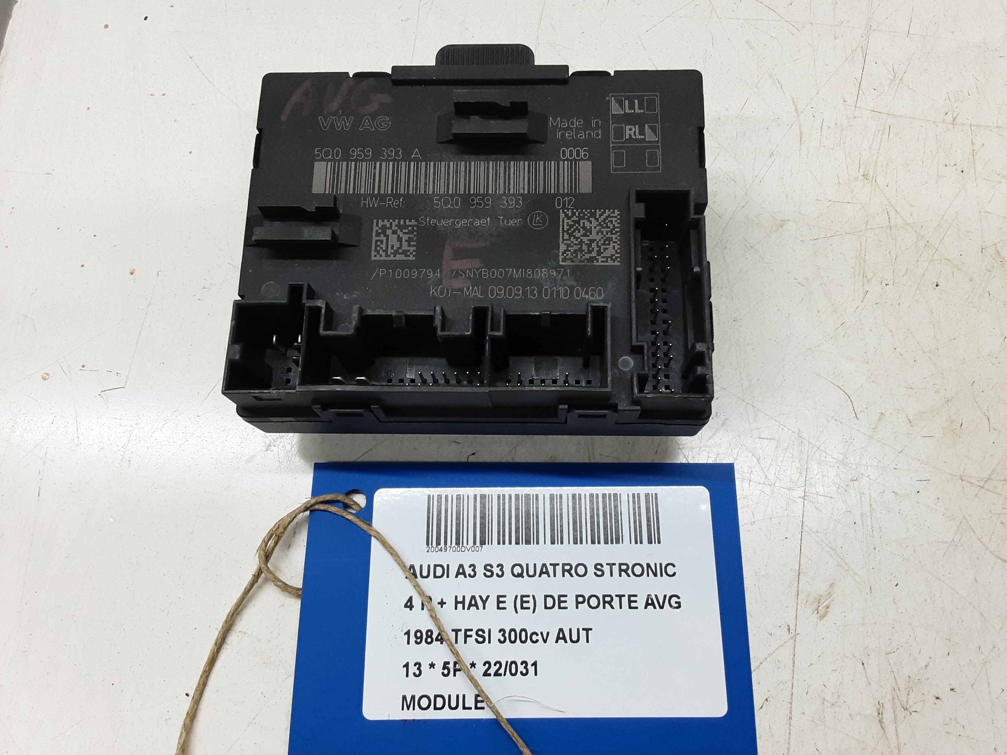 MODULE Audi A3 3,5D 9/12 - 16