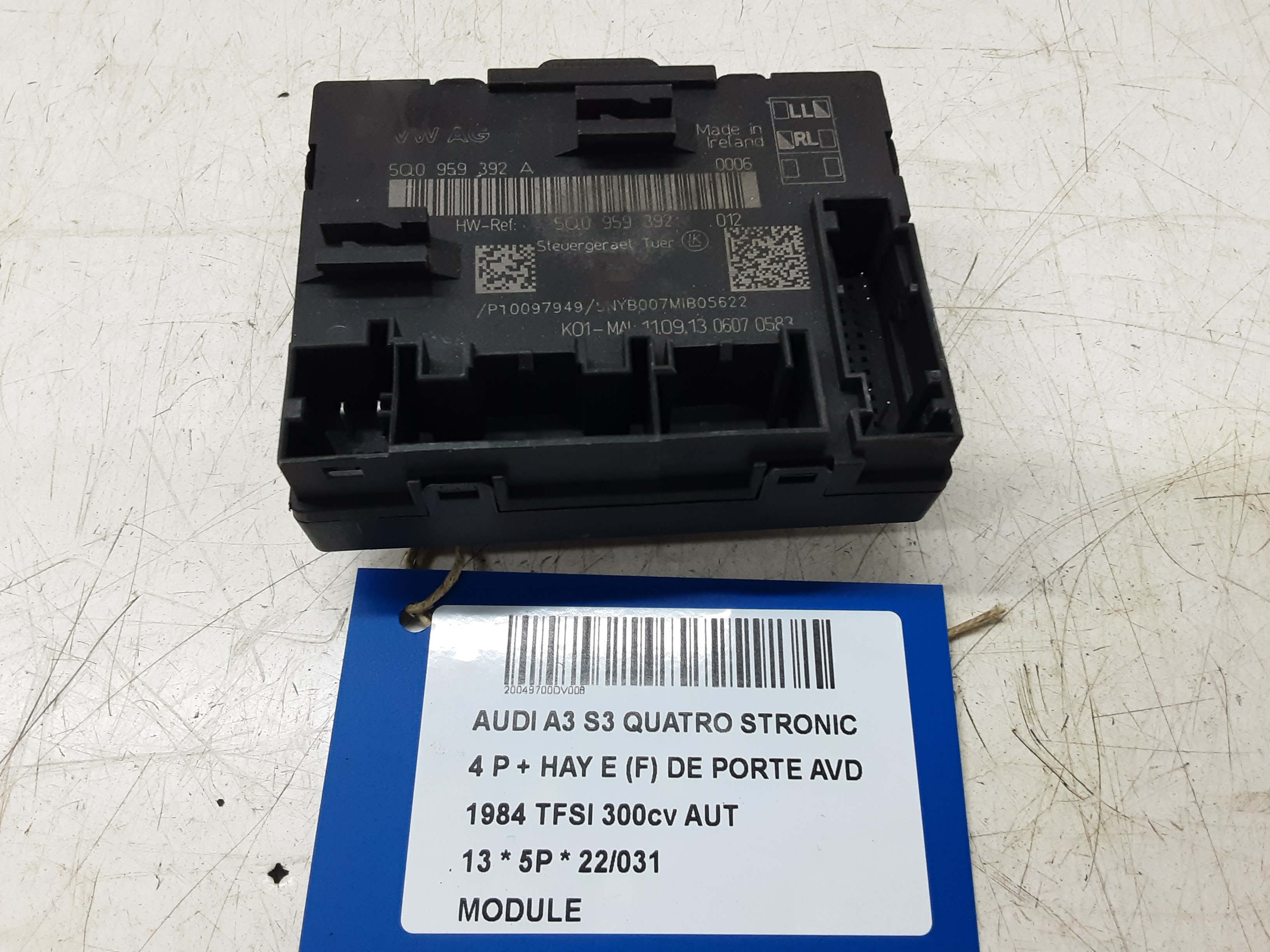 MODULE Audi A3 3,5D 9/12 - 16