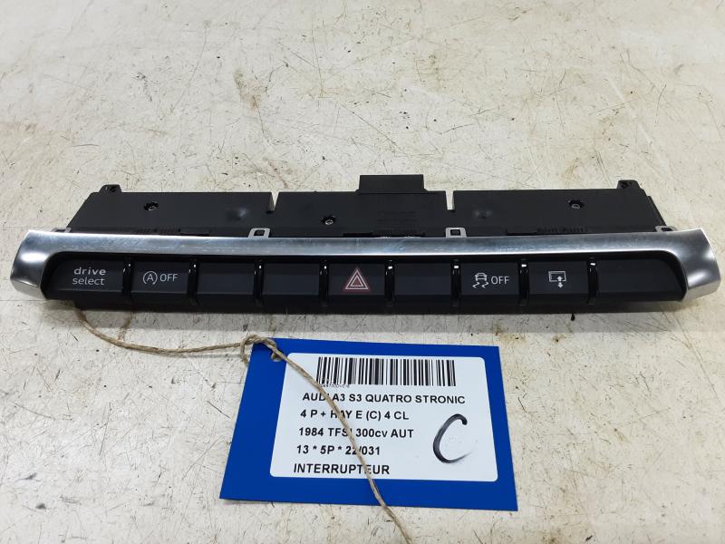 INTERRUPTEUR Audi A3 3,5D 9/12 - 16
