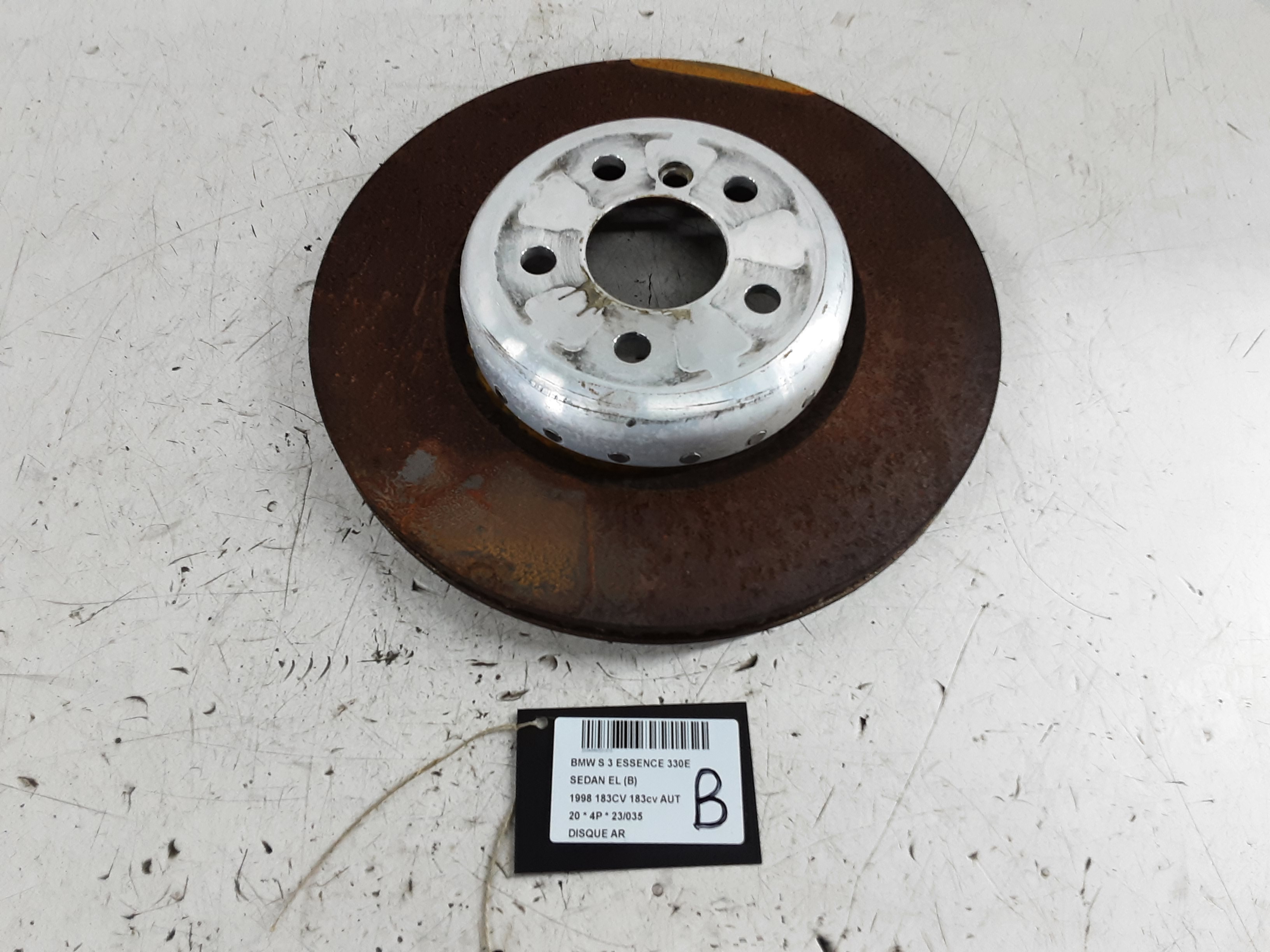 REMSCHIJF ACHTER Bmw 3 G20 BERLINE 10/18+