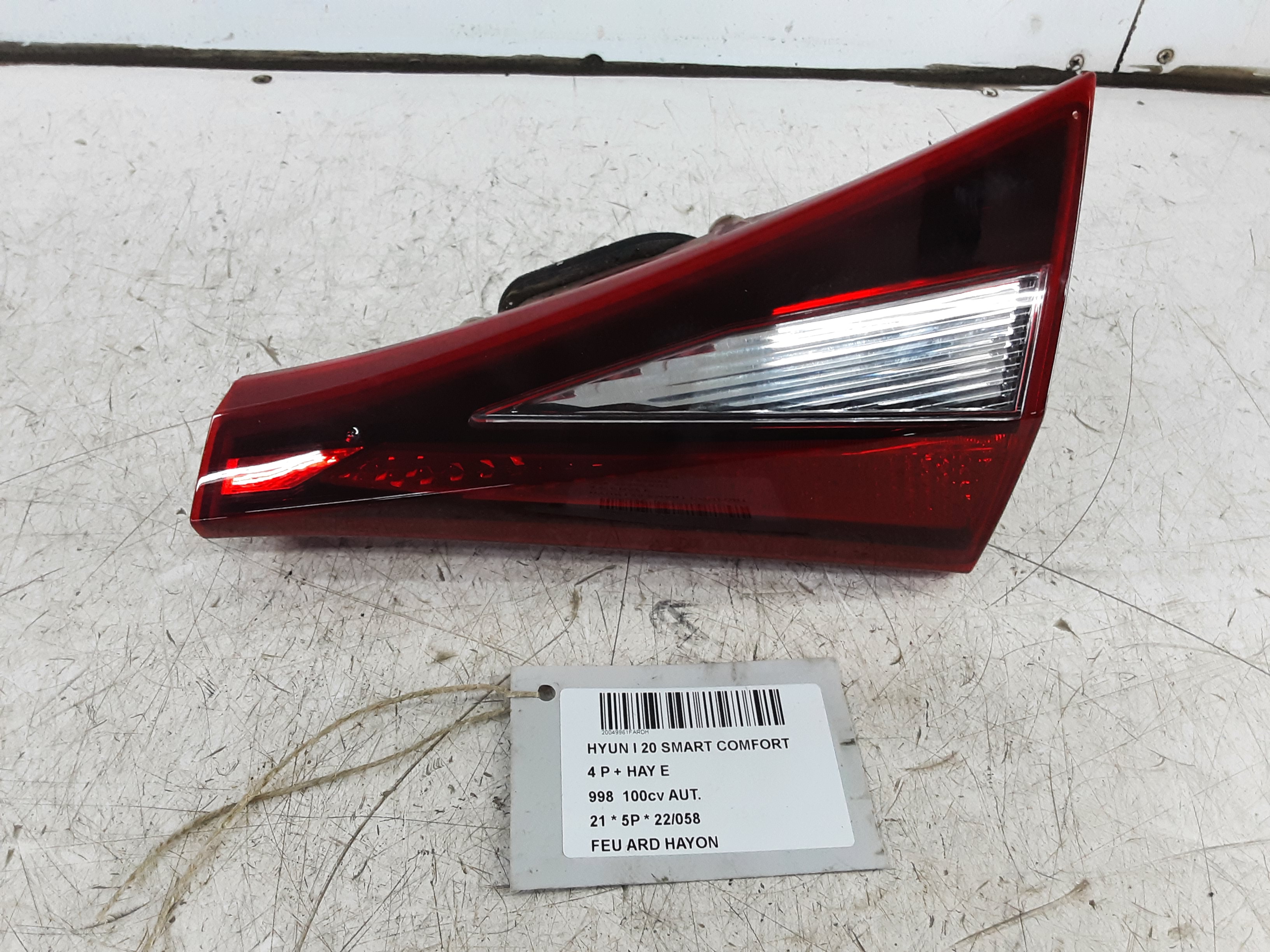 LICHT ACHTERKLEP RECHTS Hyundai I20