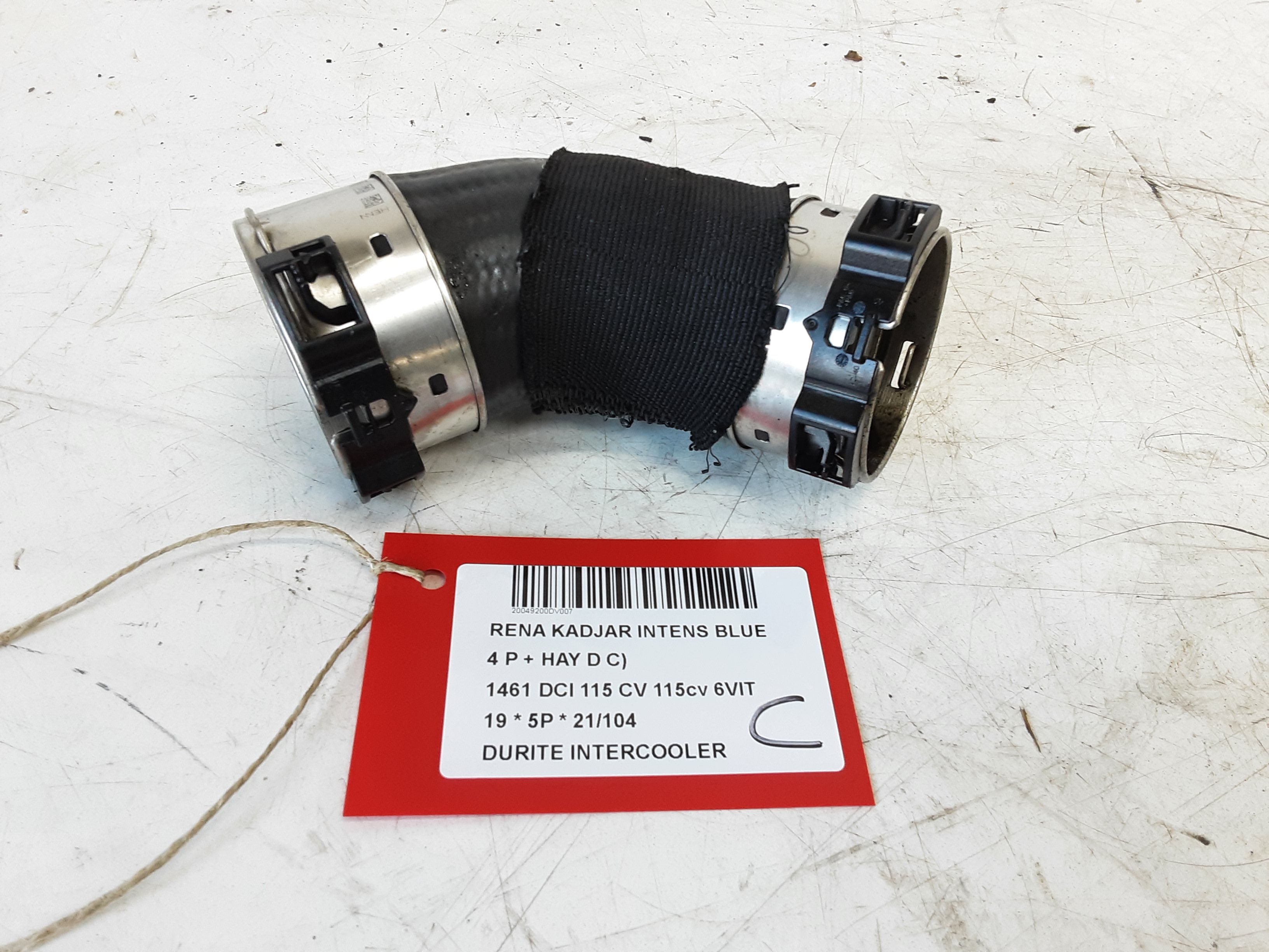 DURITE INTERCOOLER Renault KADJAR 6/15+