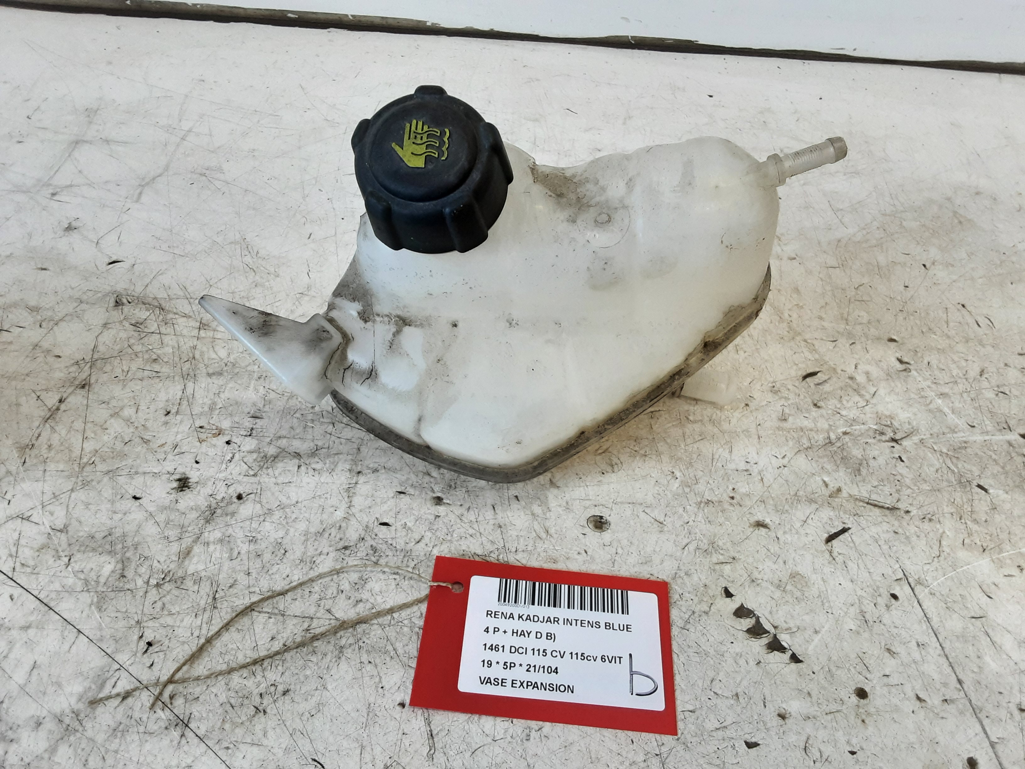 VASE EXPANSION Renault KADJAR 6/15+