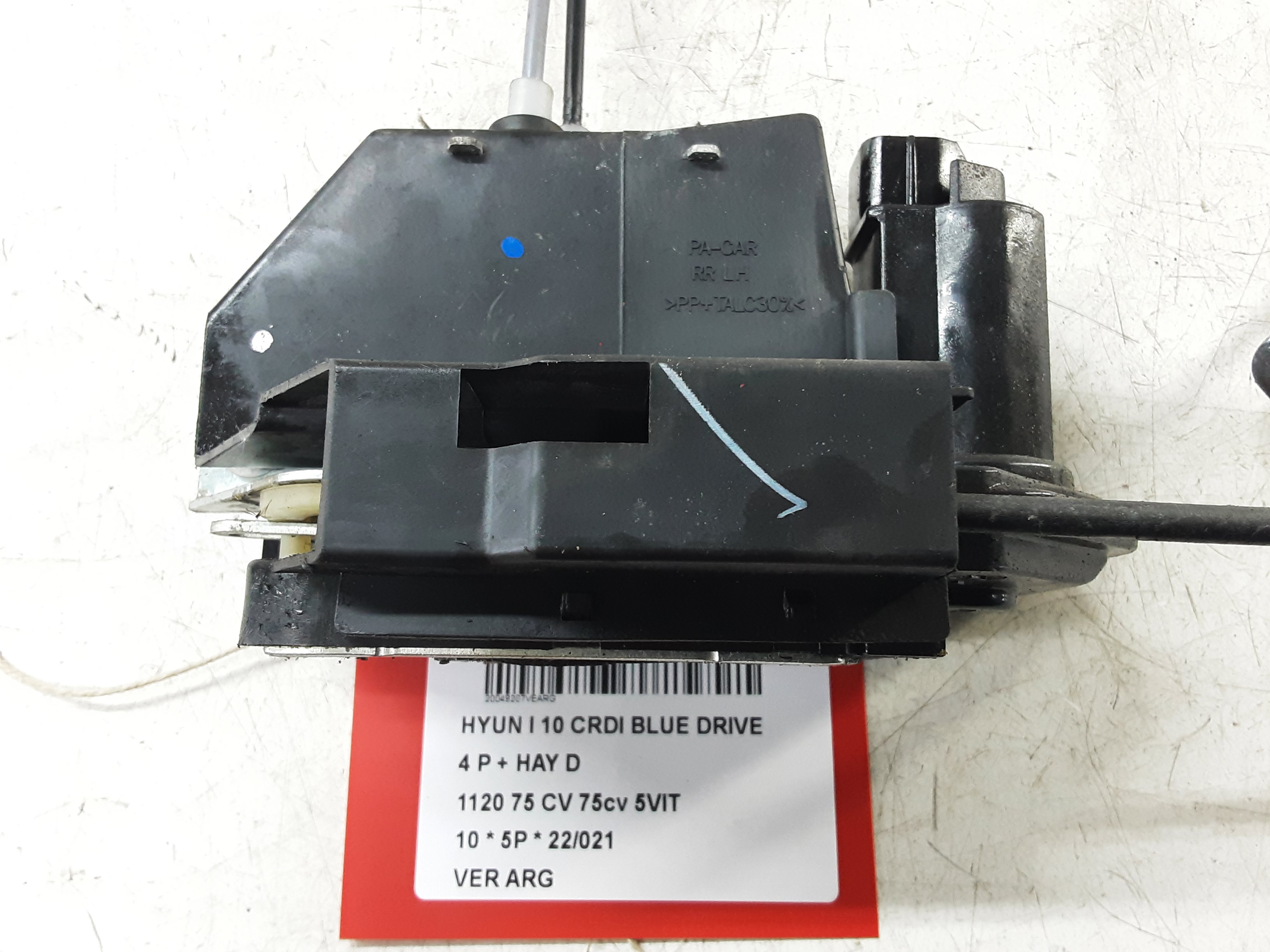 VERGRENDELING ACHTER LINKS Hyundai I10 08 - 13