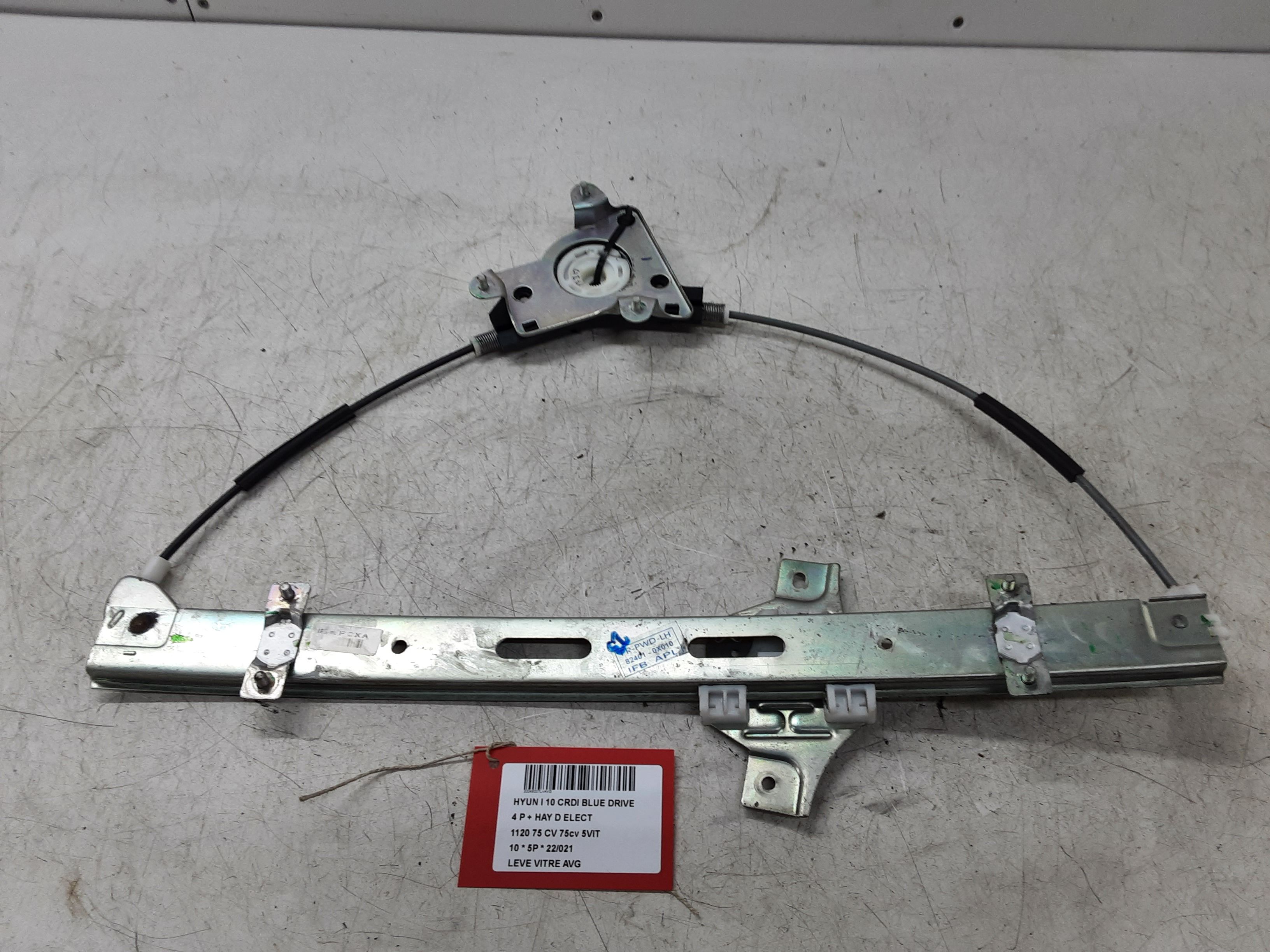 RUITMECHANISME VOOR LINKS Hyundai I10 08 - 13