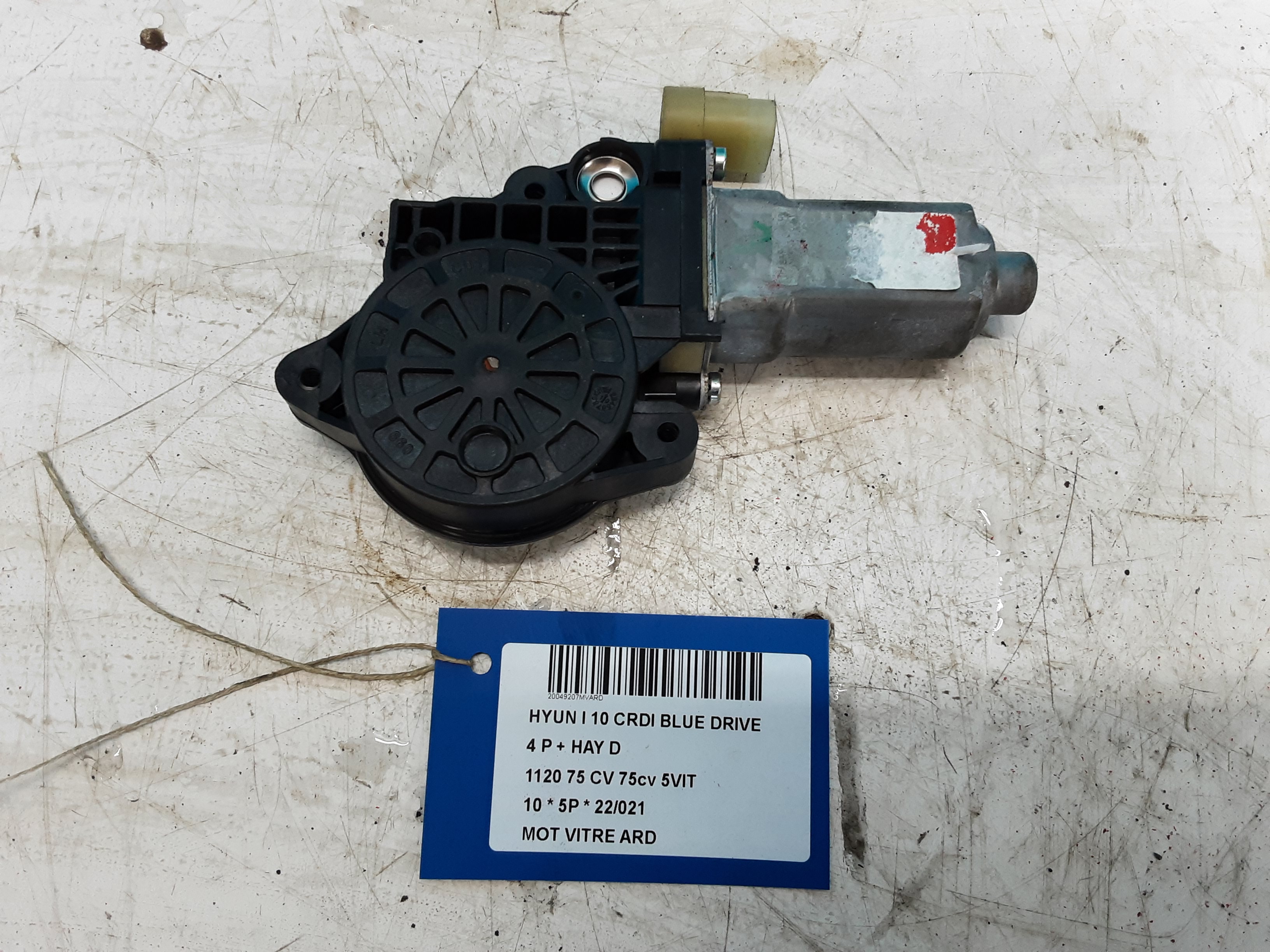 MOTOR RUITMECHANISME ACHTER RECHTS Hyundai I10 08 - 13