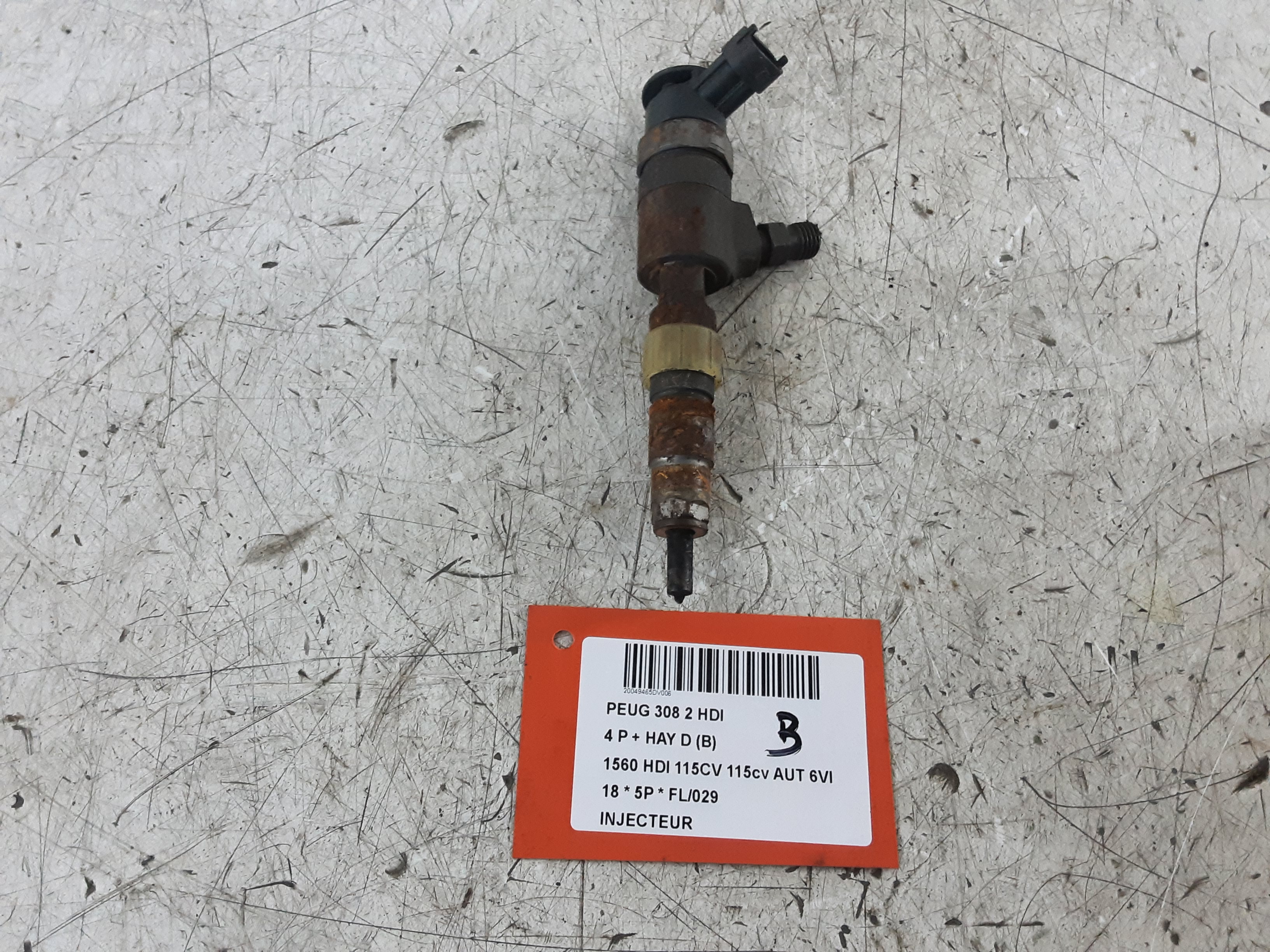 INJECTEUR Peugeot 308 (2) 9/13-6/17