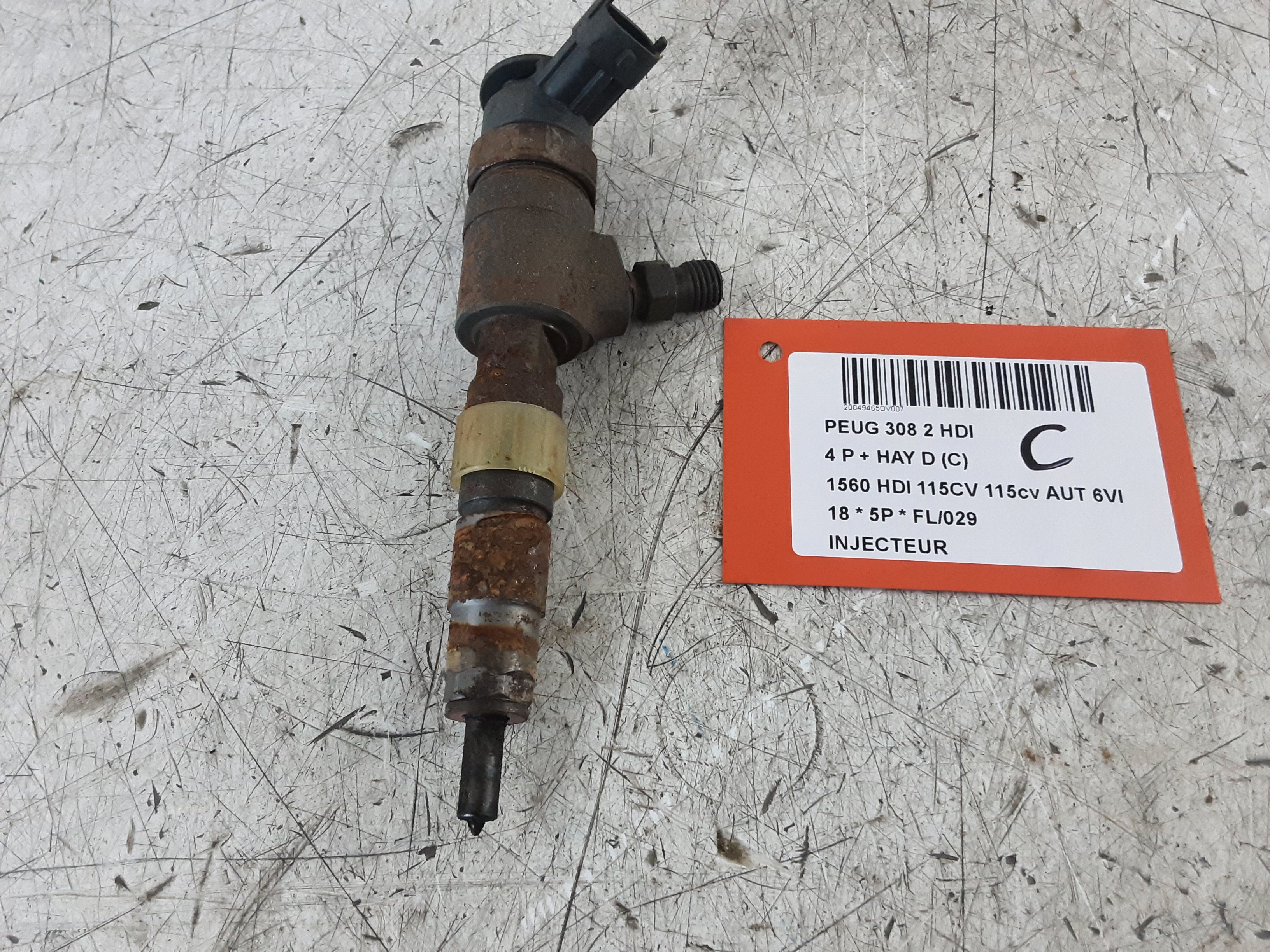 INJECTEUR Peugeot 308 (2) 9/13-6/17