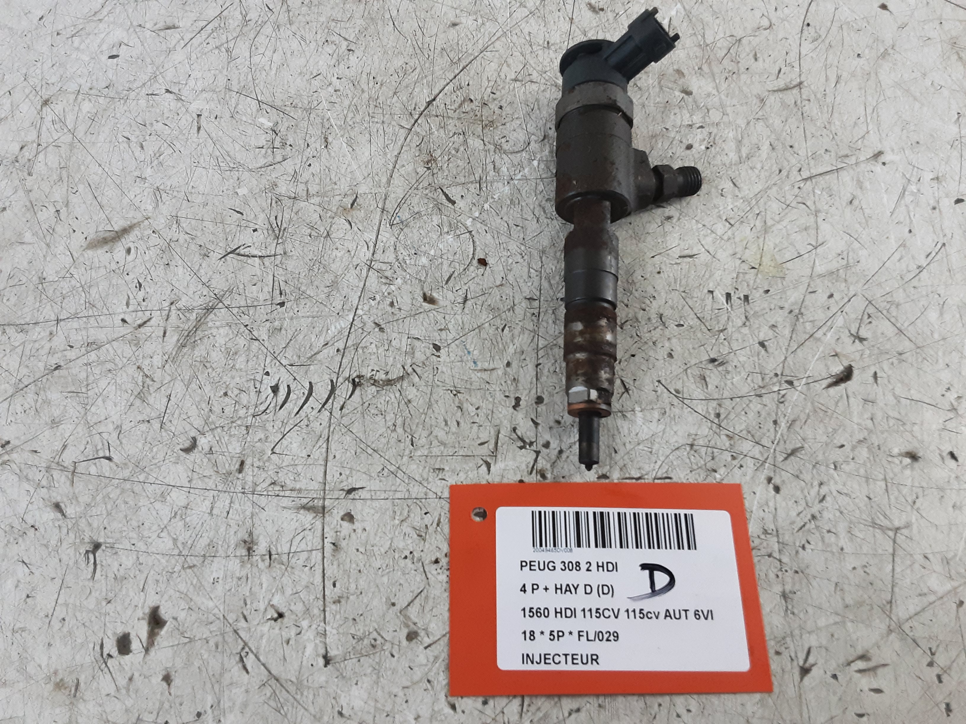 INJECTEUR Peugeot 308 (2) 9/13-6/17