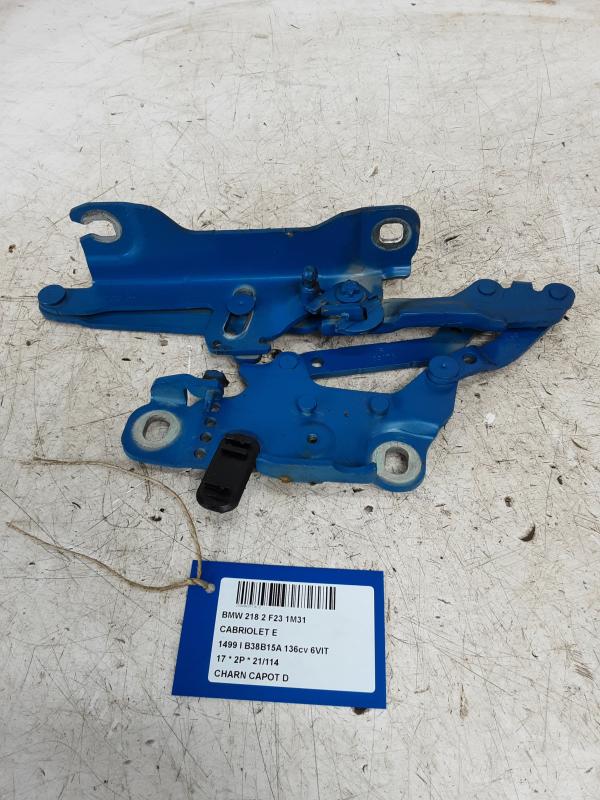 CHARNIERE DE CAPOT DROITE Bmw 2 F22/3 COUPE 7/13+