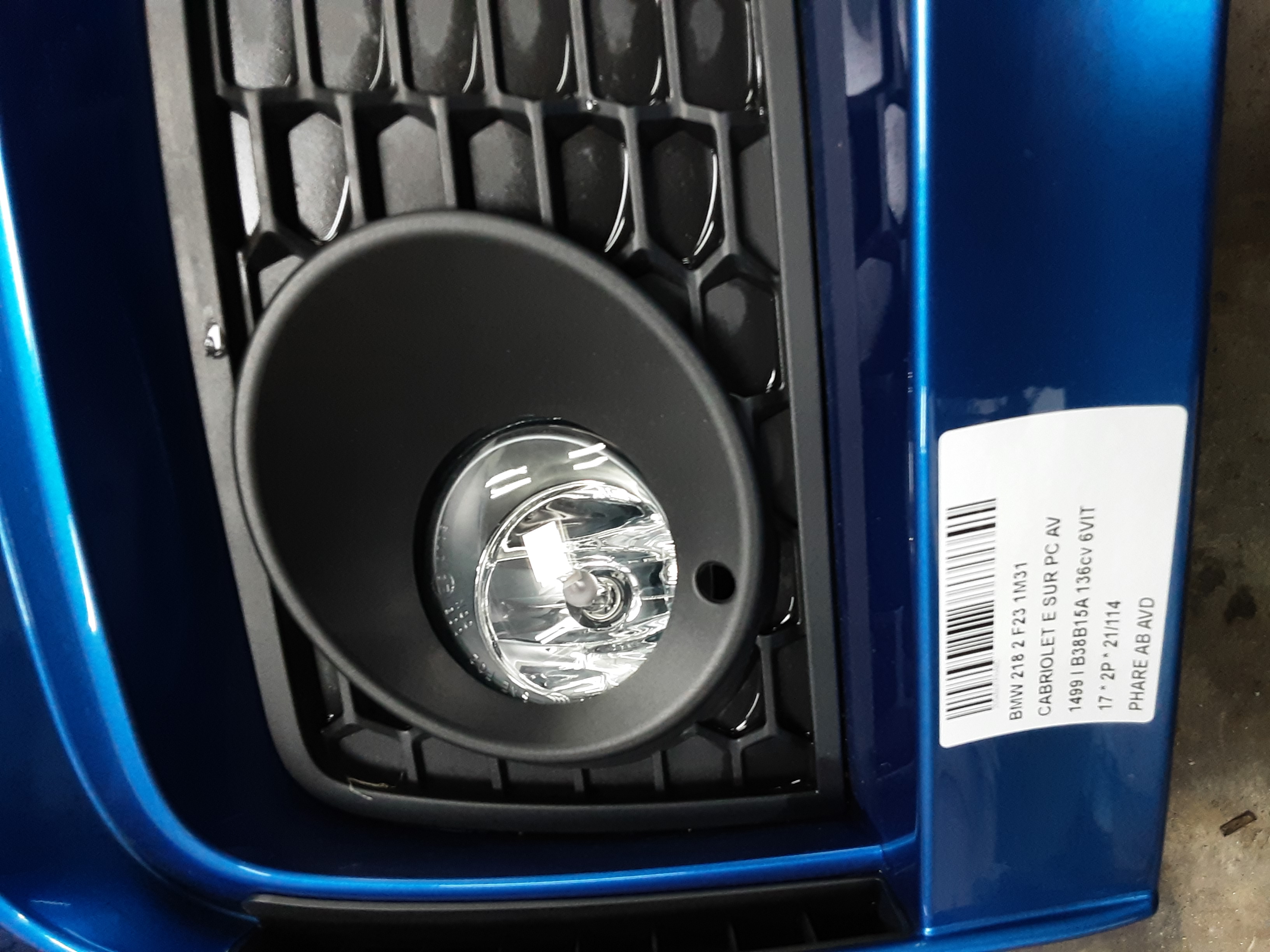 MISTLICHT VOOR RECHTS Bmw 2 F22/3 COUPE 7/13+