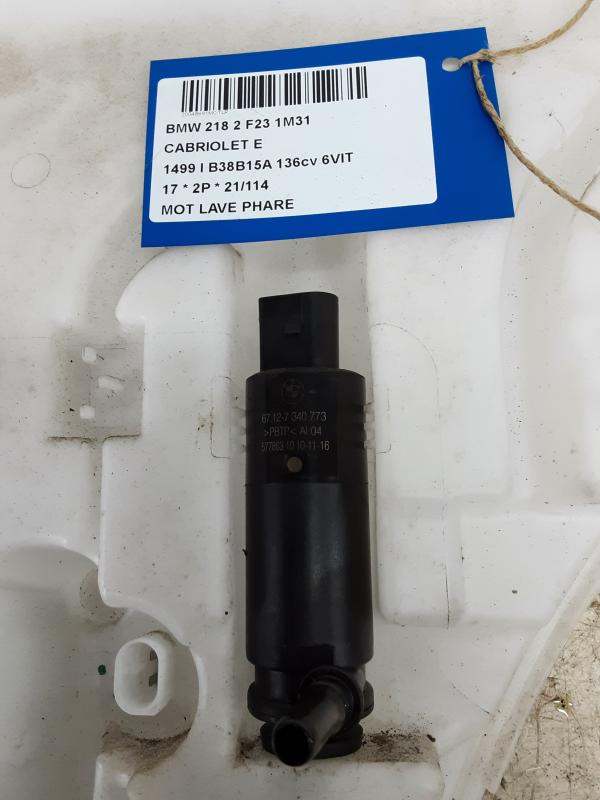 MOTEUR DE LAVE-PHARE AVANT Bmw 2 F22/3 COUPE 7/13+