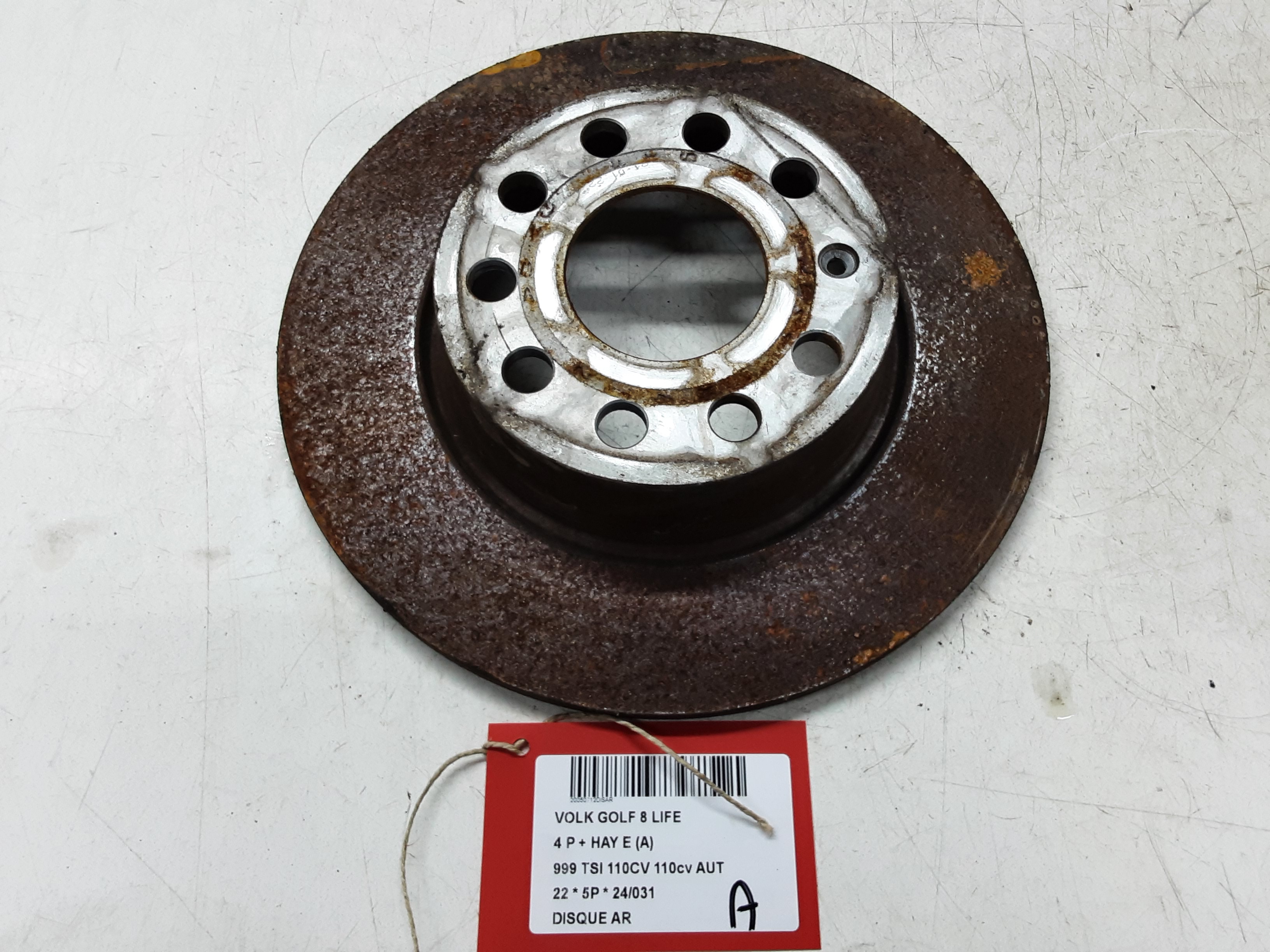 REMSCHIJF ACHTER Vw Golf