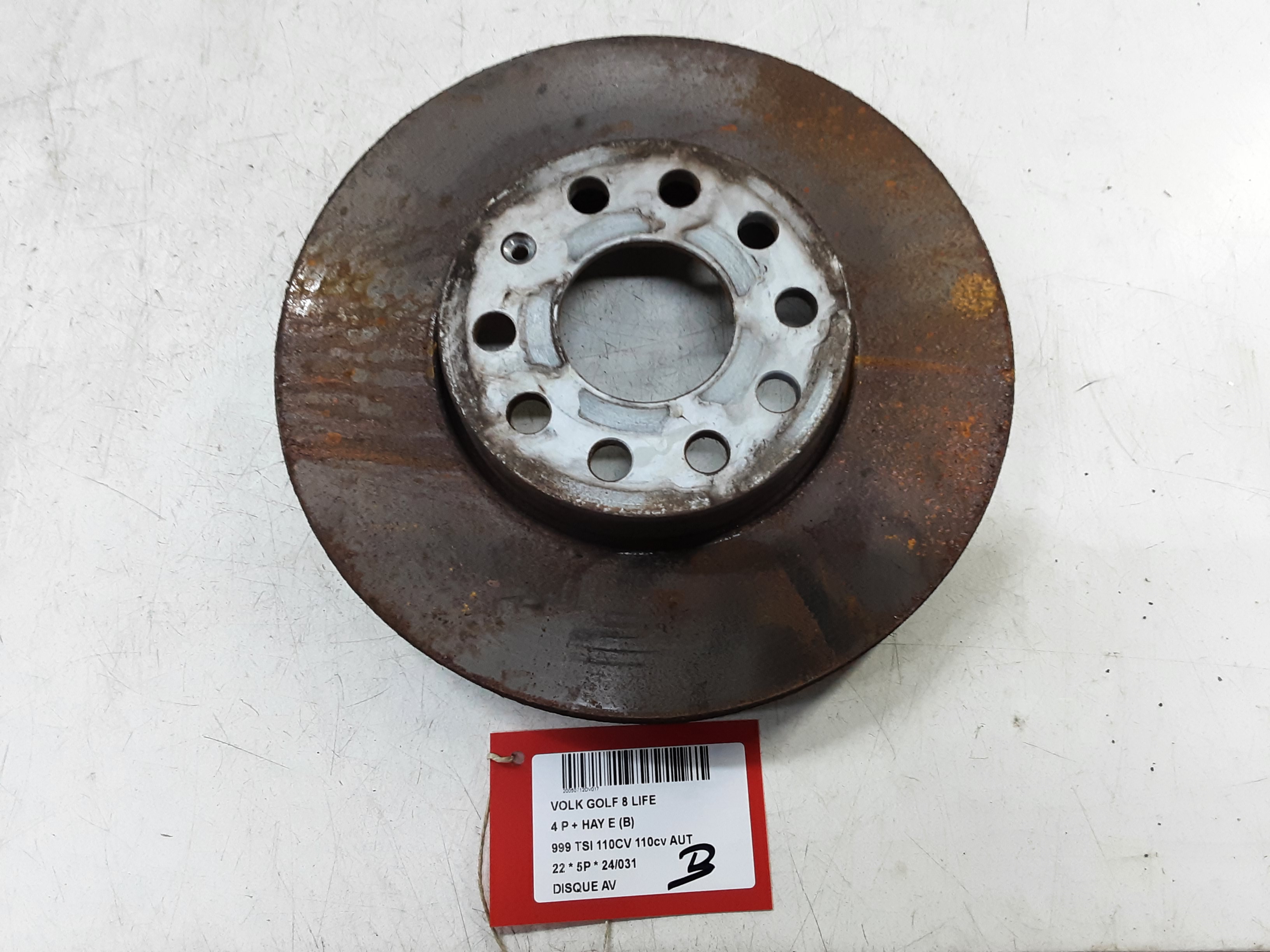 REMSCHIJF VOOR Vw GOLF VIII 2/20+