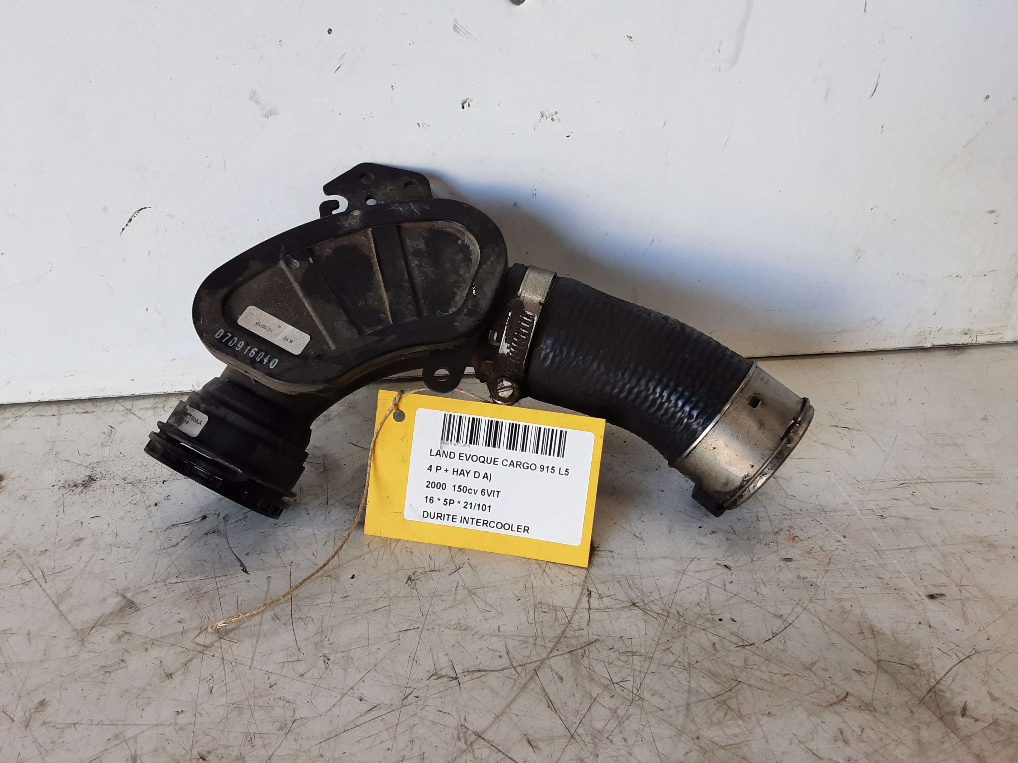 INTERCOOLER SLANG Land Rover EVOQUE 06/11 - 19