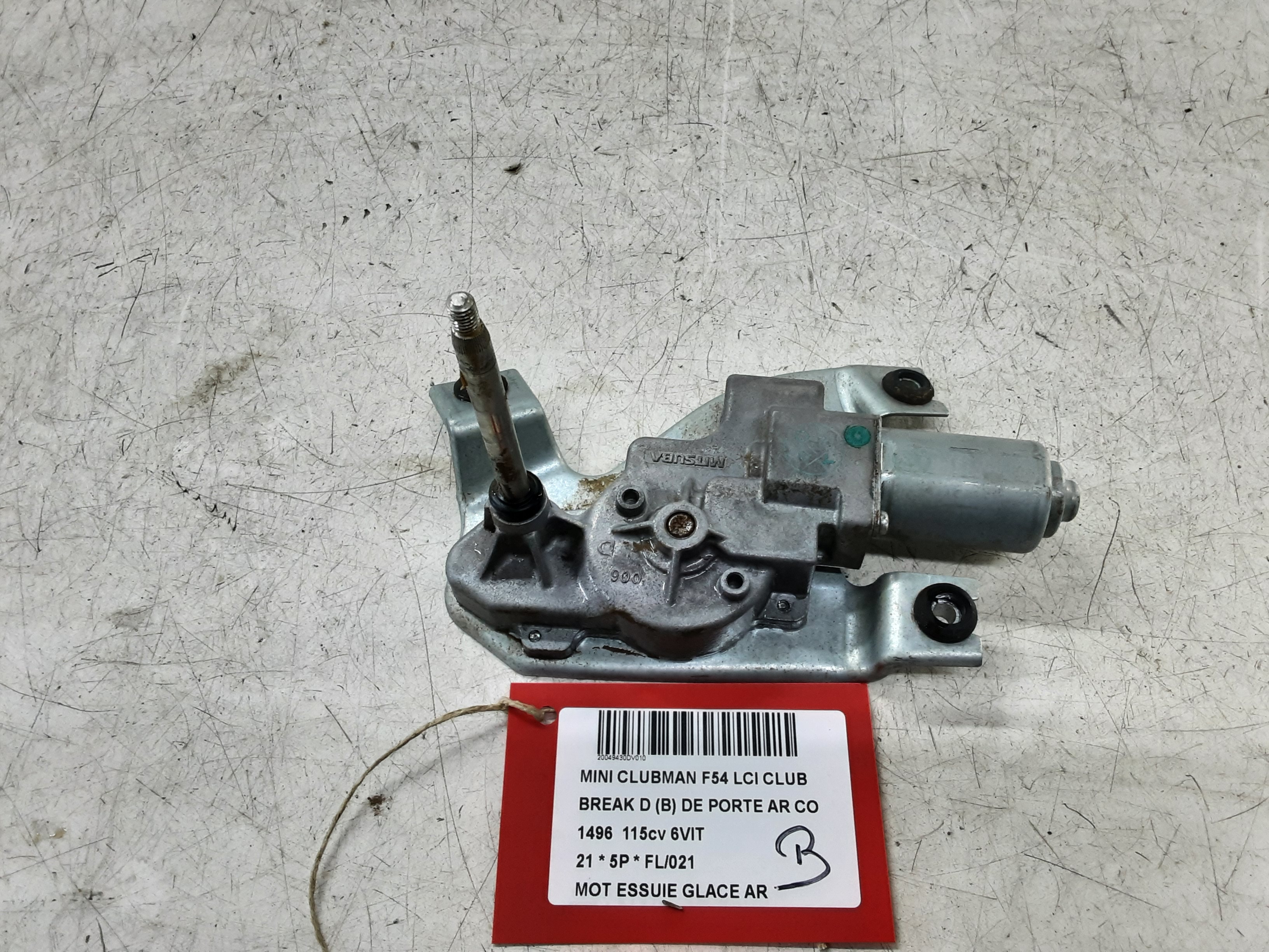 MOTEUR D&#039;ESSUIE-GLACE ARRIERE Mini F54 : Clubman 11/14+