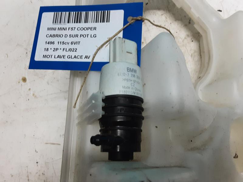 WINDSCREEN WASHER PUMP Mini F57 Cabrio : 11/15 >