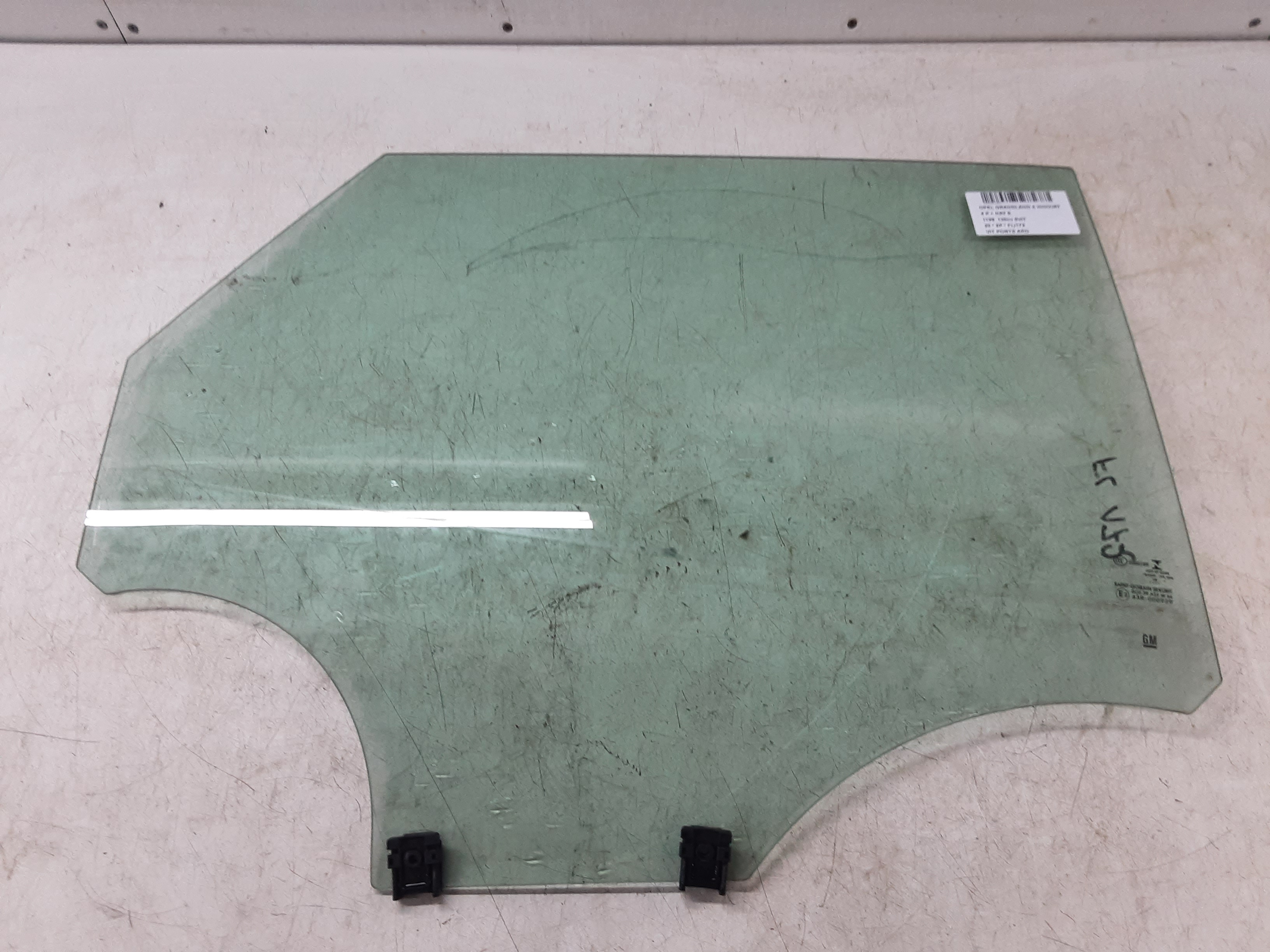 RIGHT REAR DOOR WINDOW Opel GRANDLAND X 6/17+