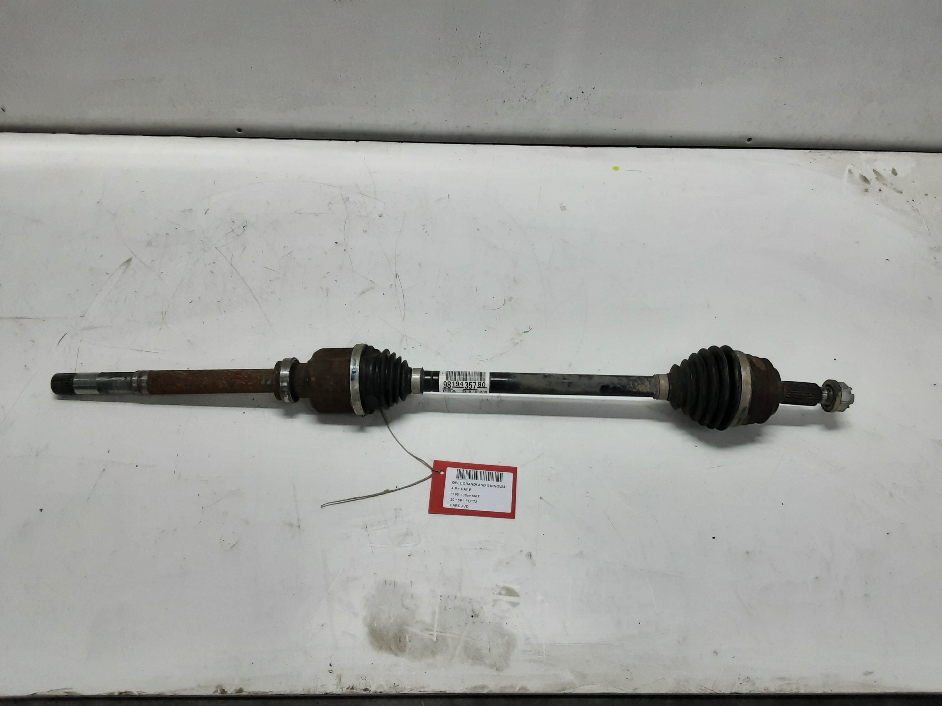 CARDAN AVANT DROIT Opel GRANDLAND X 6/17+
