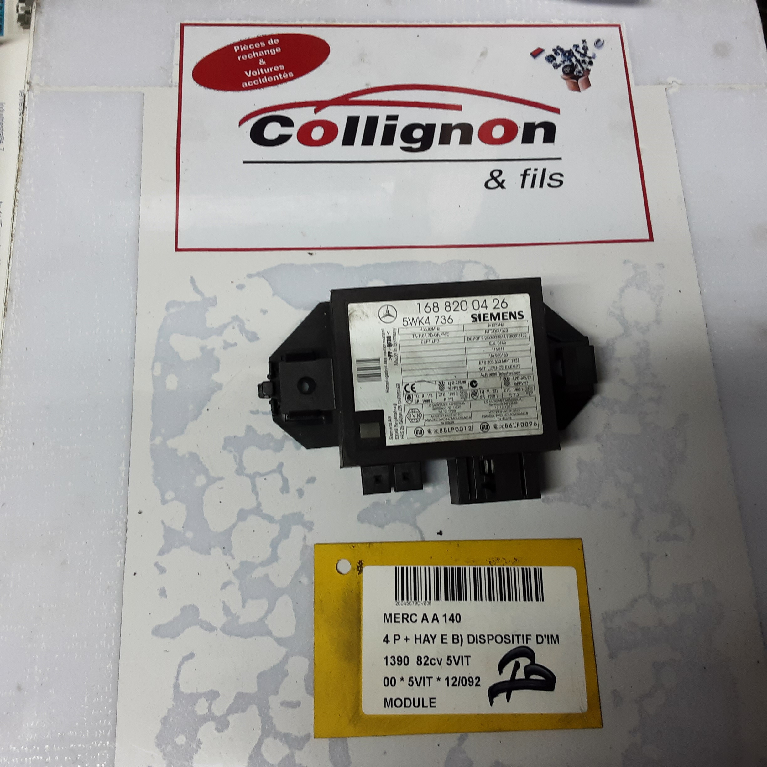 MODULE Mercedes-Benz A W168 97 - 04