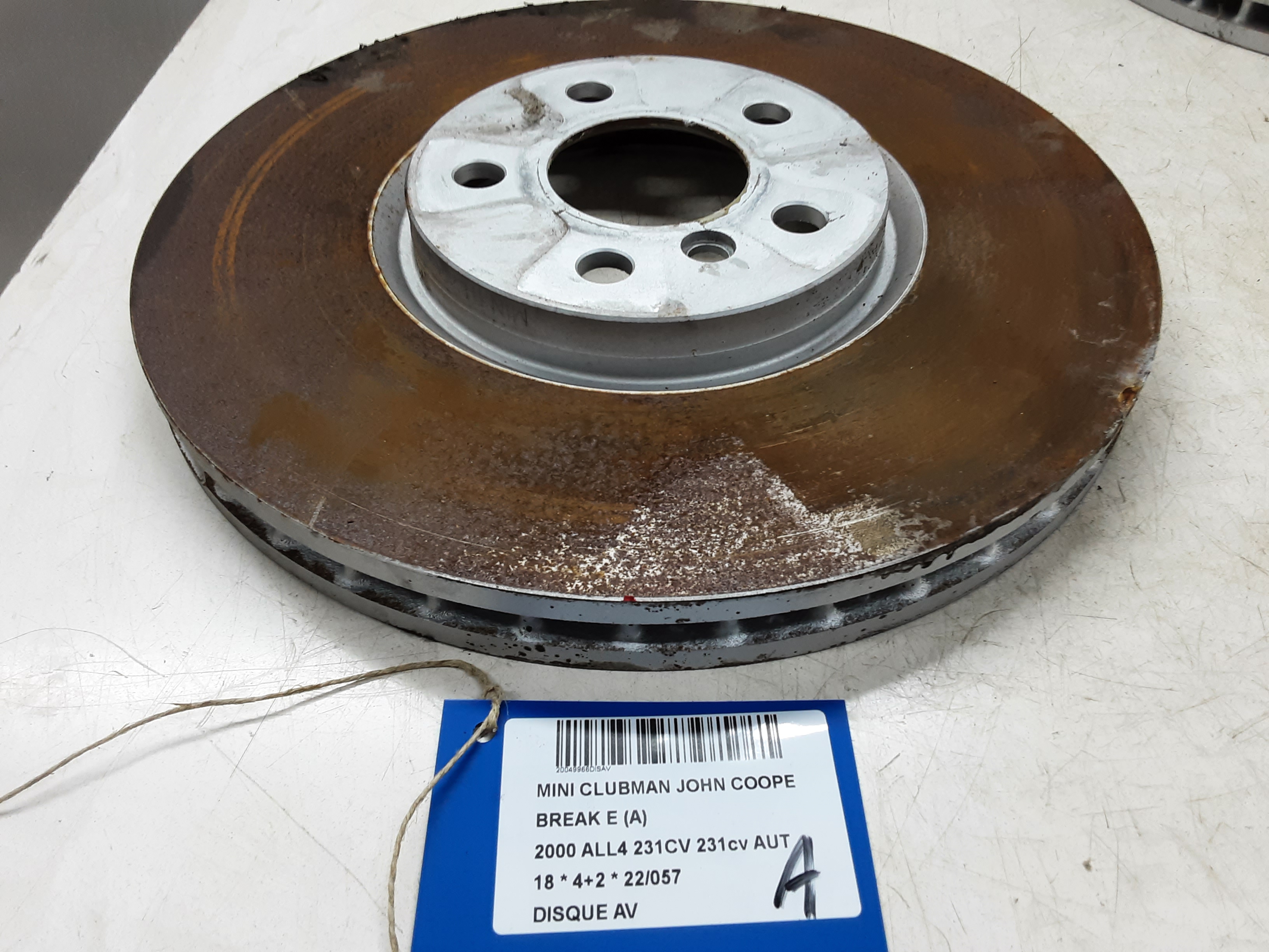 REMSCHIJF VOOR Mini F54 : Clubman 11/14+