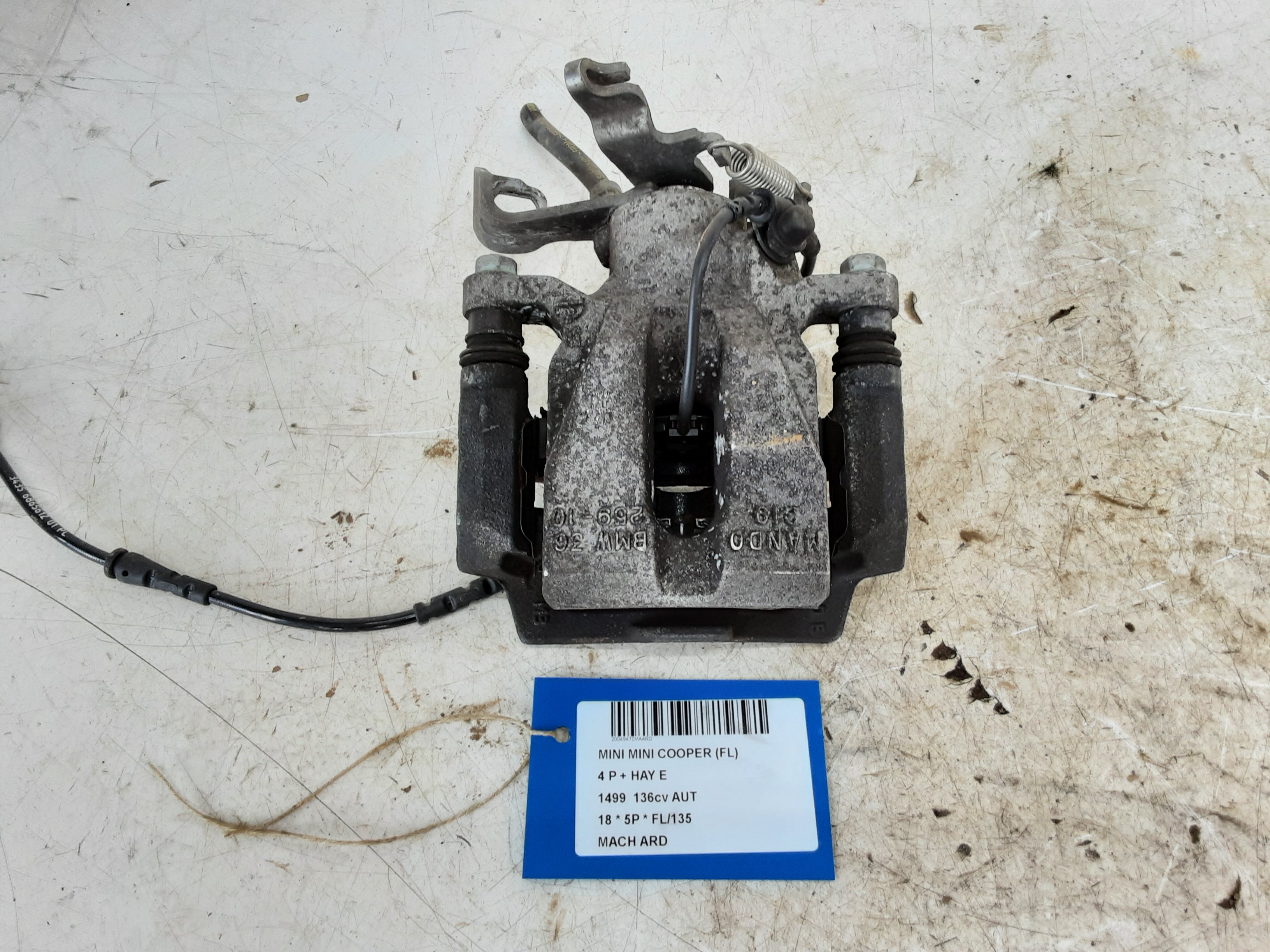 REMKLAUW ACHTER RECHTS Mini F55 5-portes : 07/14 > REMKLAUW ACHTER RECHTS Mini F55 5-portes : 07/14 >