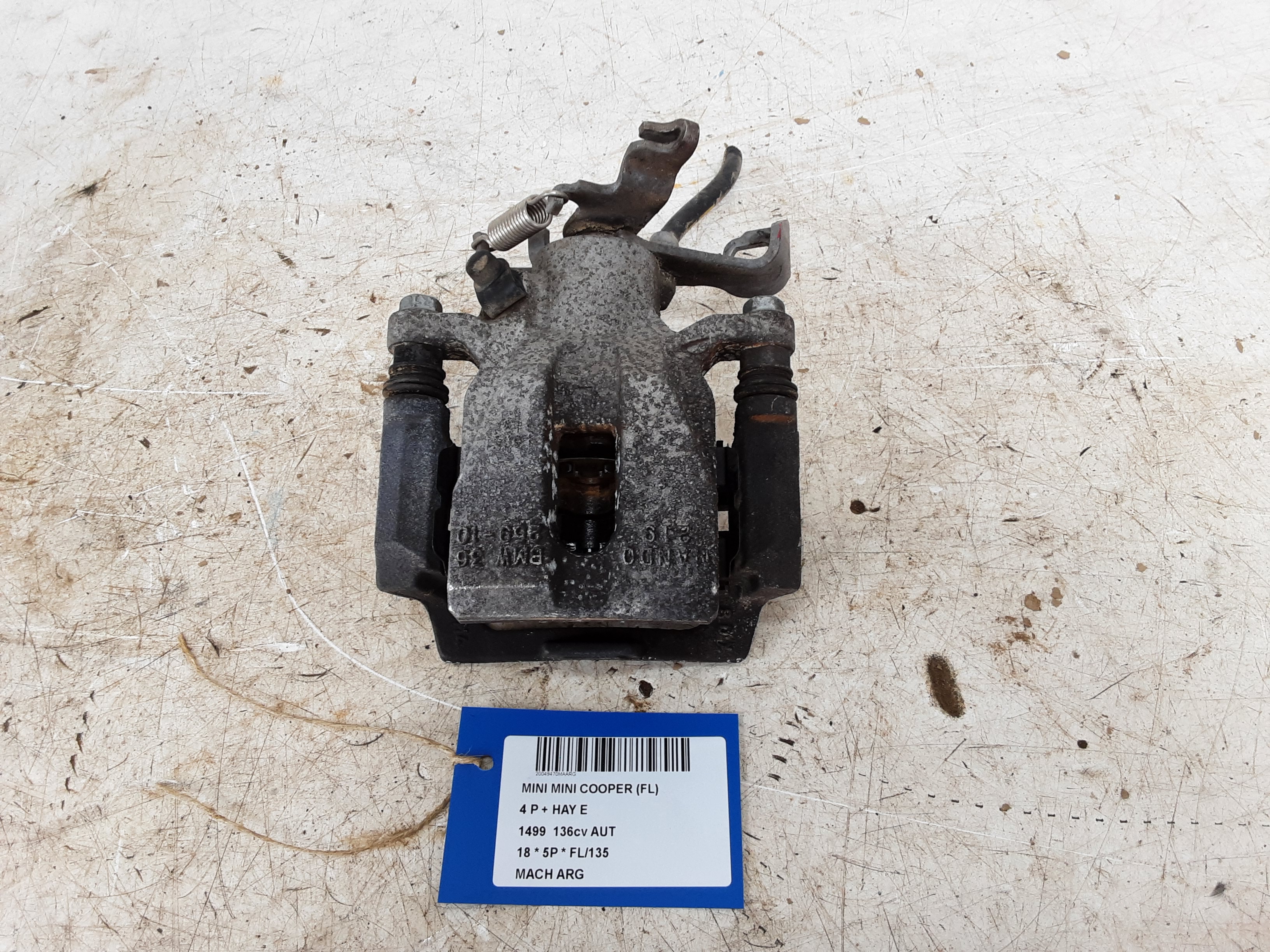 REMKLAUW ACHTER LINKS Mini F55 5-portes : 07/14 &gt;