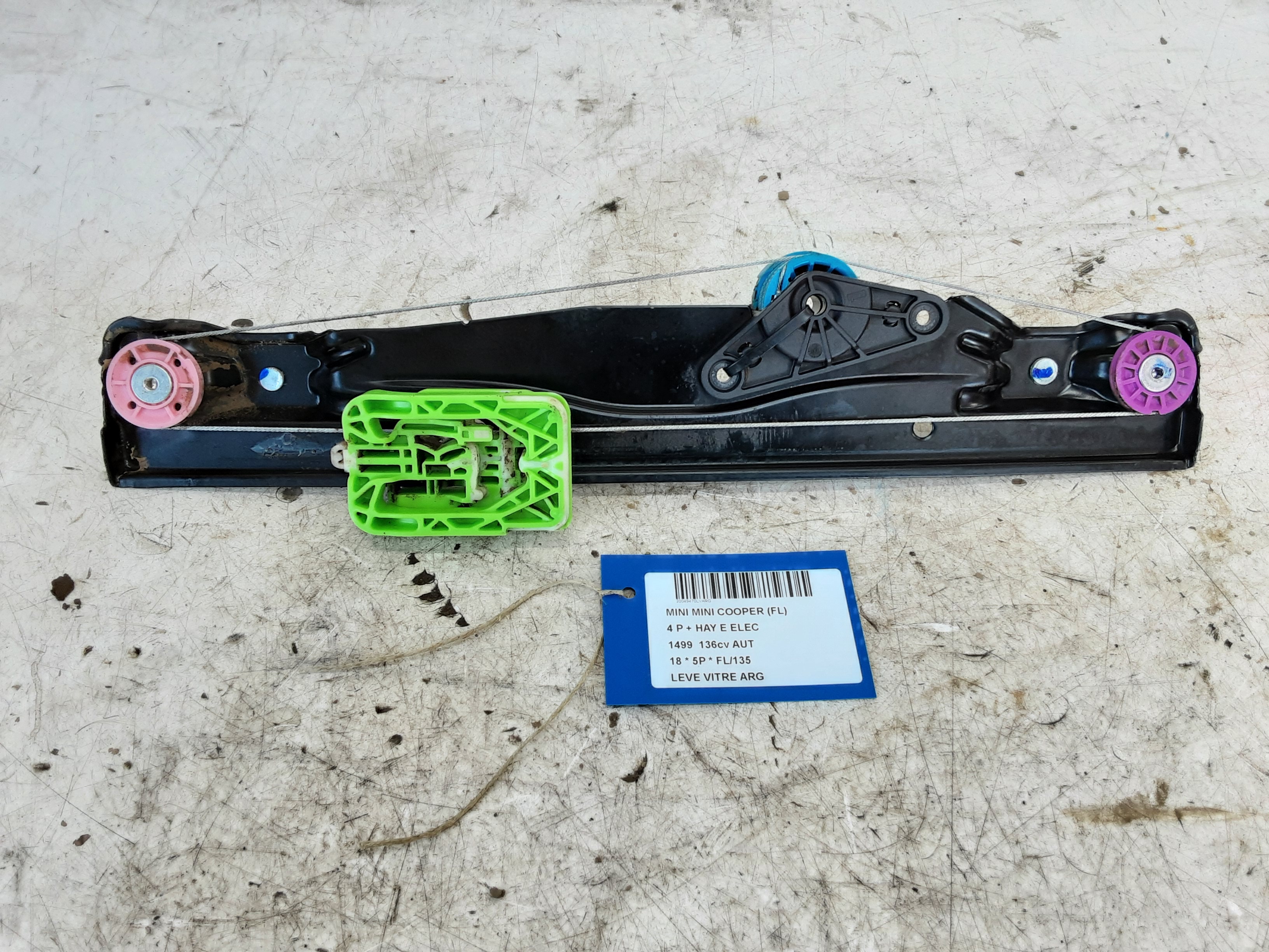 RUITMECHANISME ACHTER LINKS Mini F55 5-portes : 07/14 &gt;