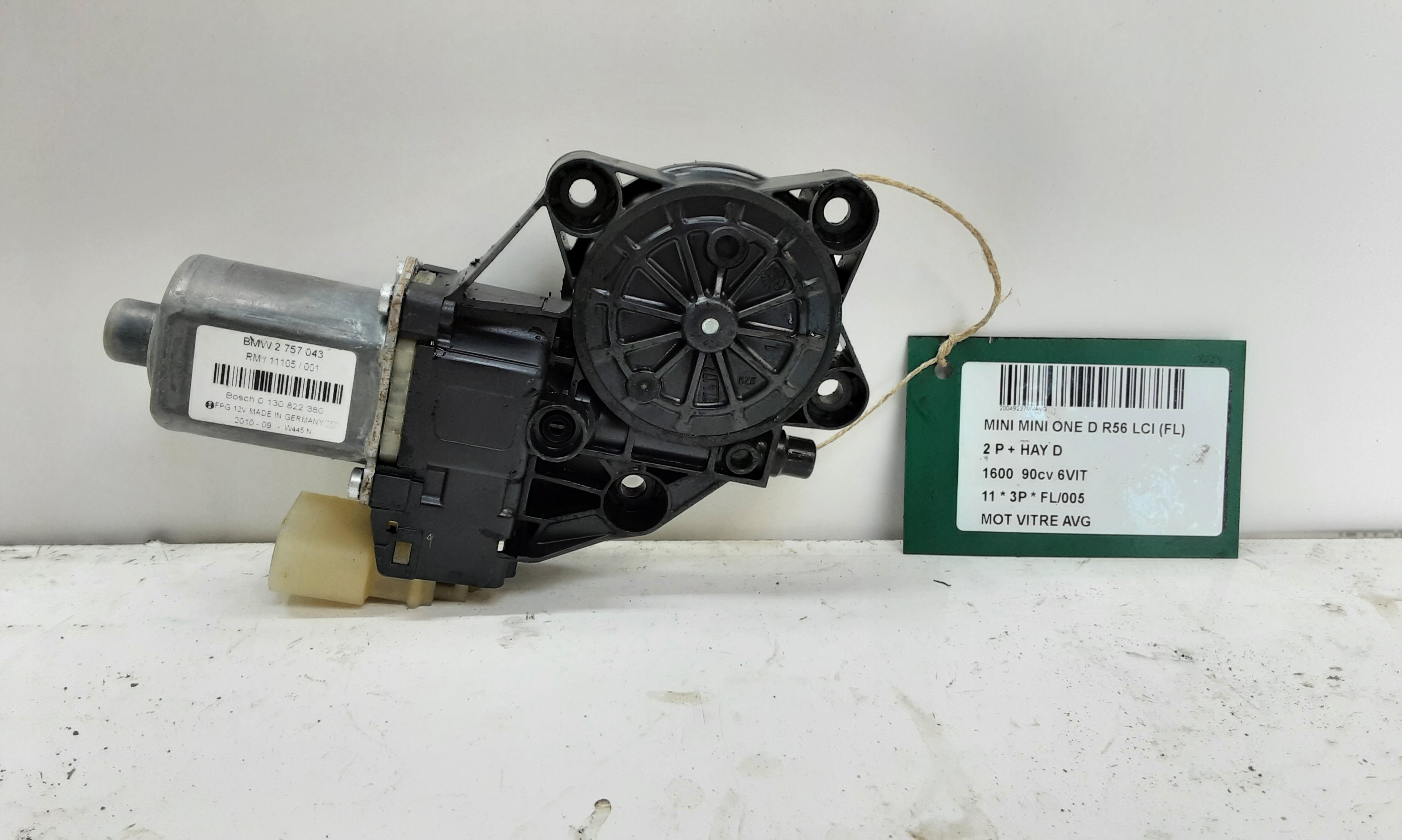 MOTOR RUITMECHANISME VOOR LINKS Mini R56 : 3-Portes  10/2010 &gt; 2014