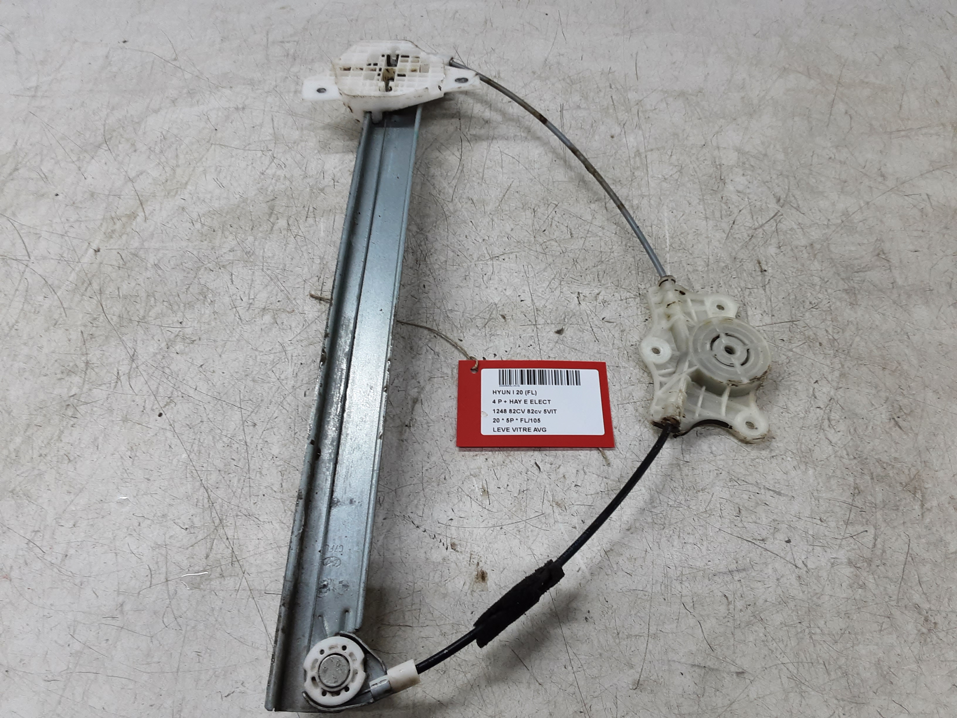 RUITMECHANISME VOOR LINKS Hyundai I20 (3) Face Lift 8/18 - 08/20