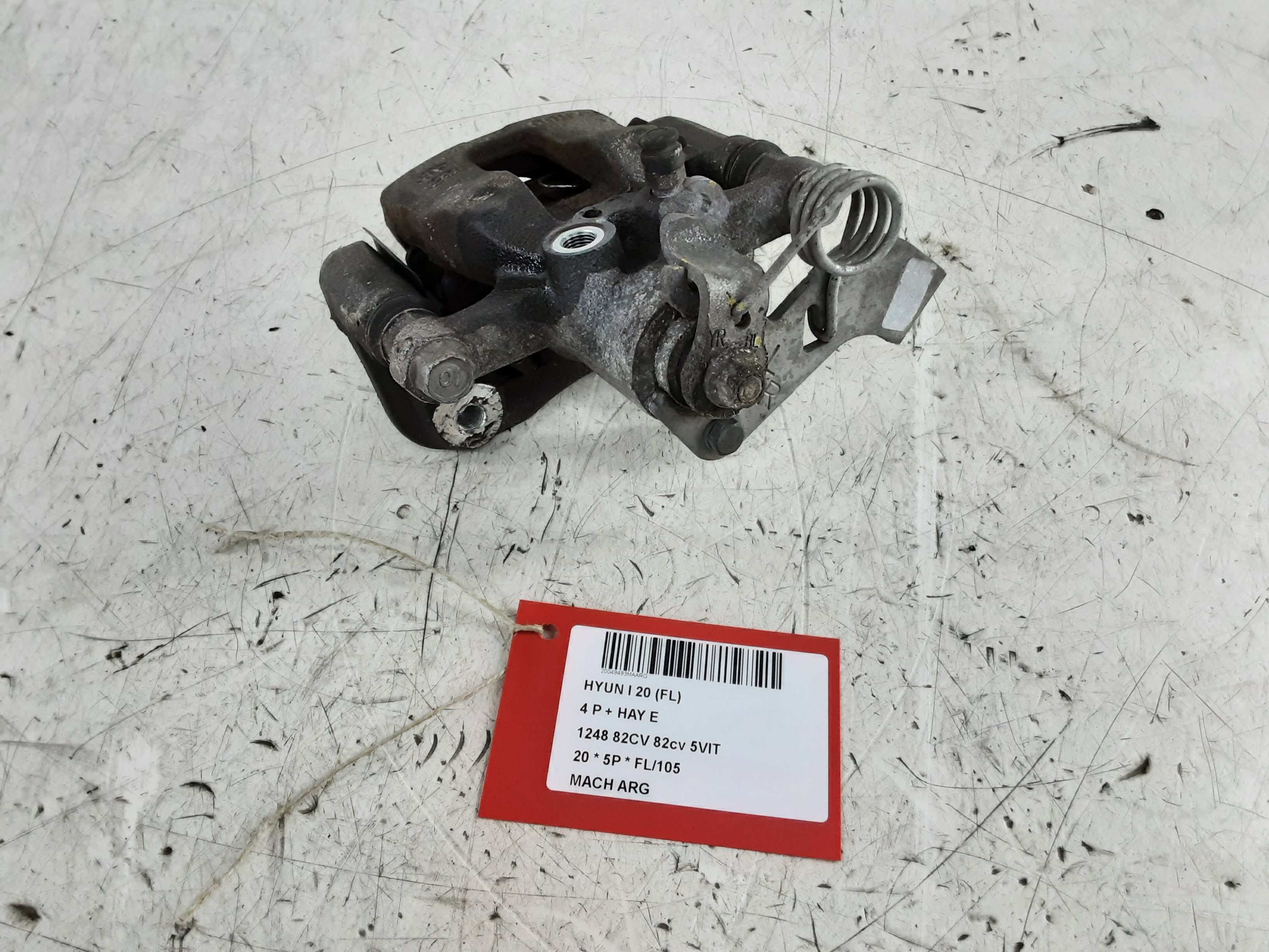 REMKLAUW ACHTER LINKS Hyundai I20 (3) Face Lift 8/18 - 08/20