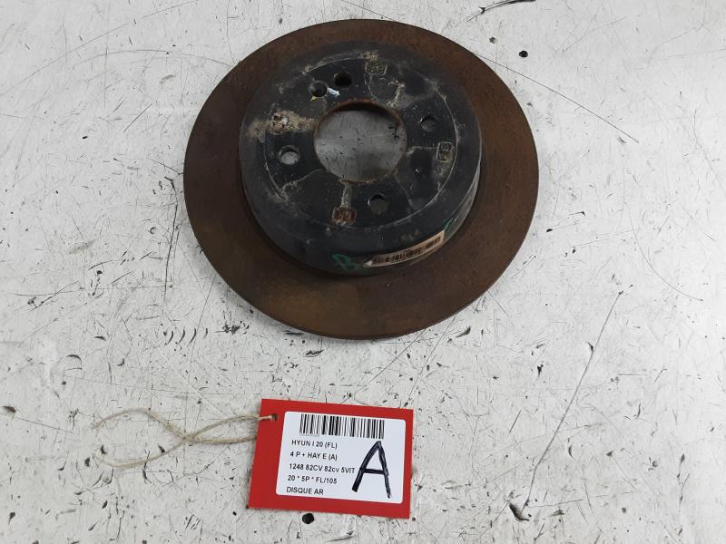 REAR BRAKE DISC Hyundai I20 (3) Face Lift 8/18 - 08/20