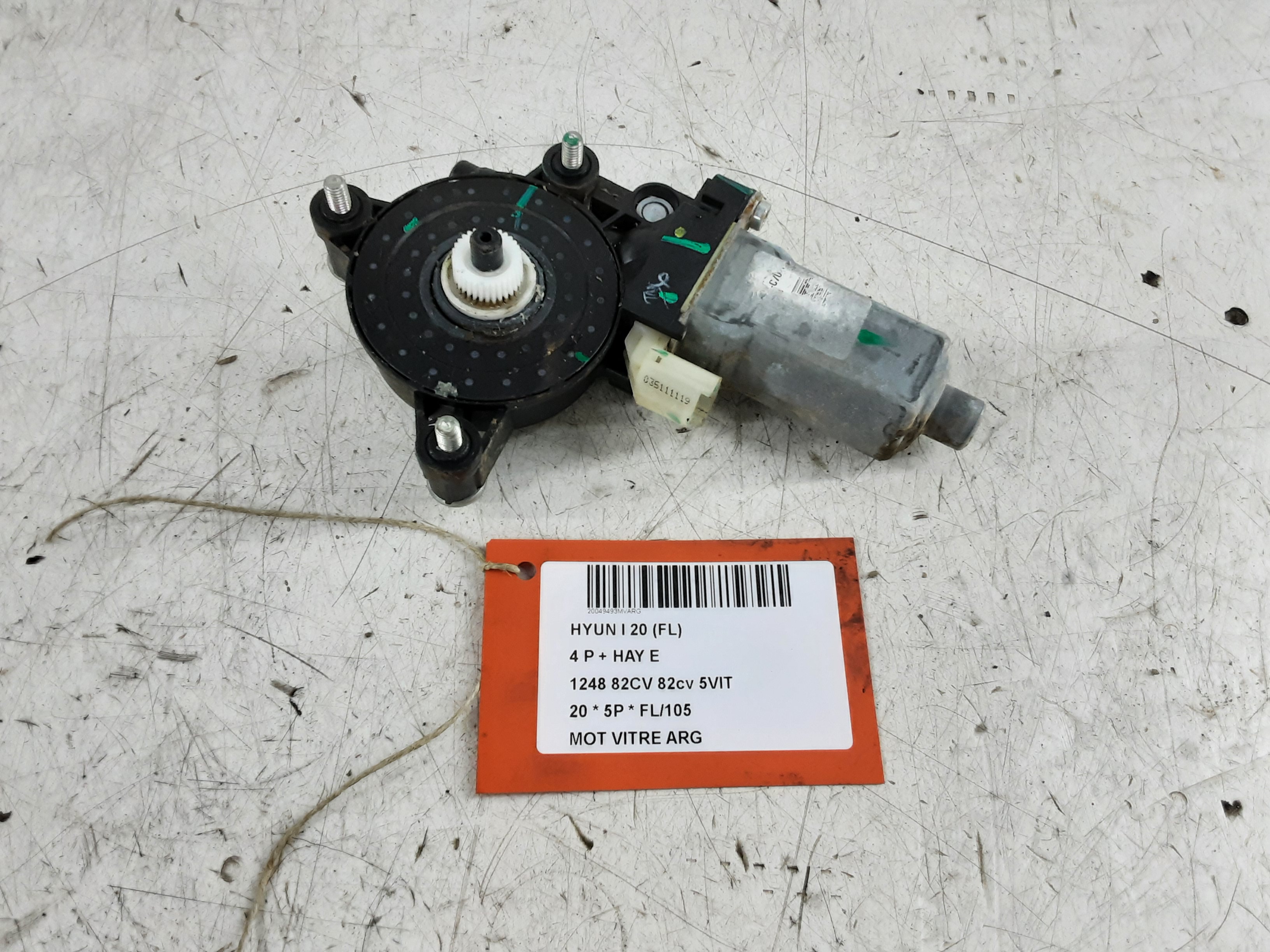 MOTOR RUITMECHANISME ACHTER LINKS Hyundai I20 (3) Face Lift 8/18 - 08/20