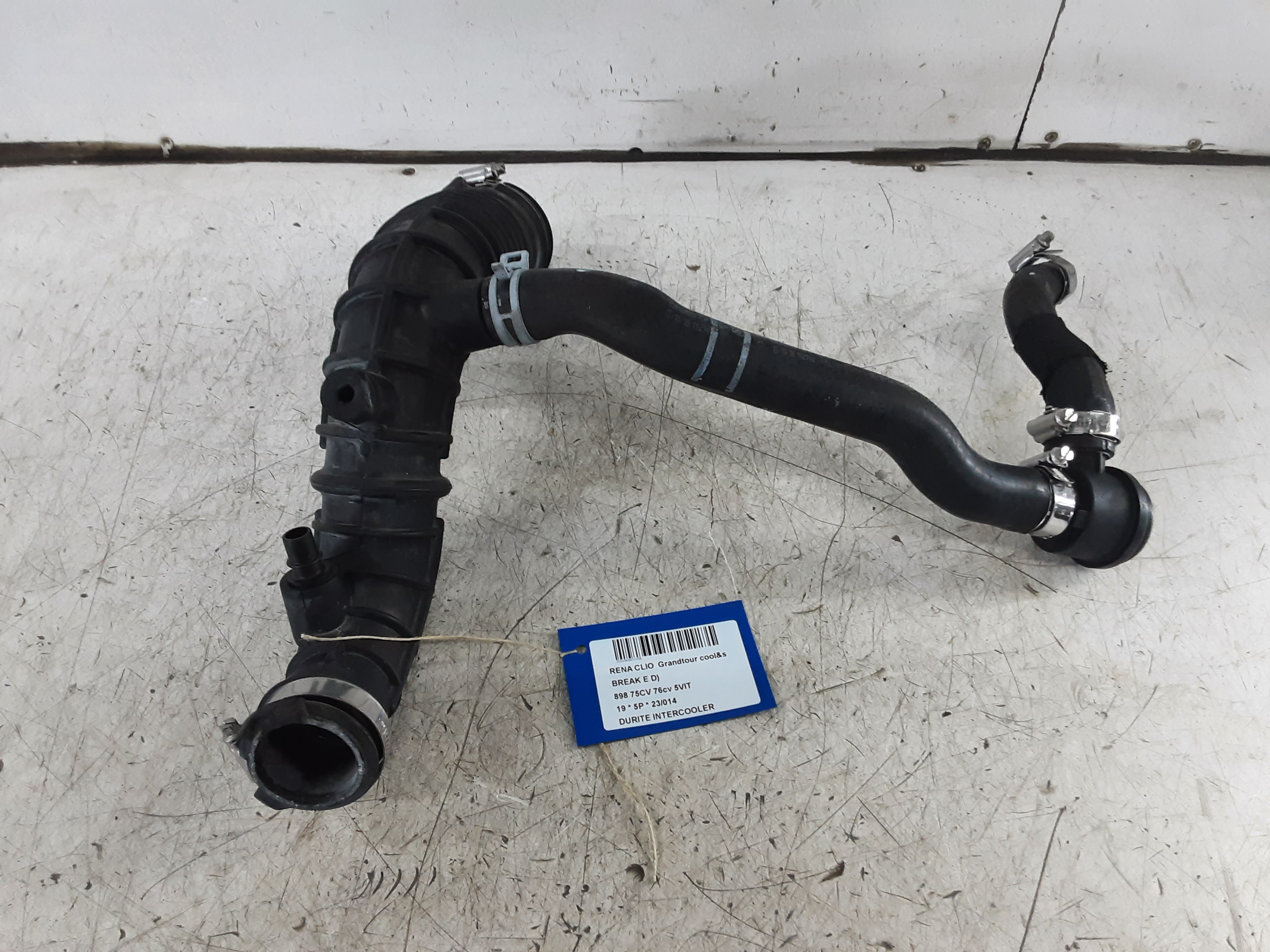 INTERCOOLER SLANG Renault CLIO IV 7/16 - 20 FaceLift