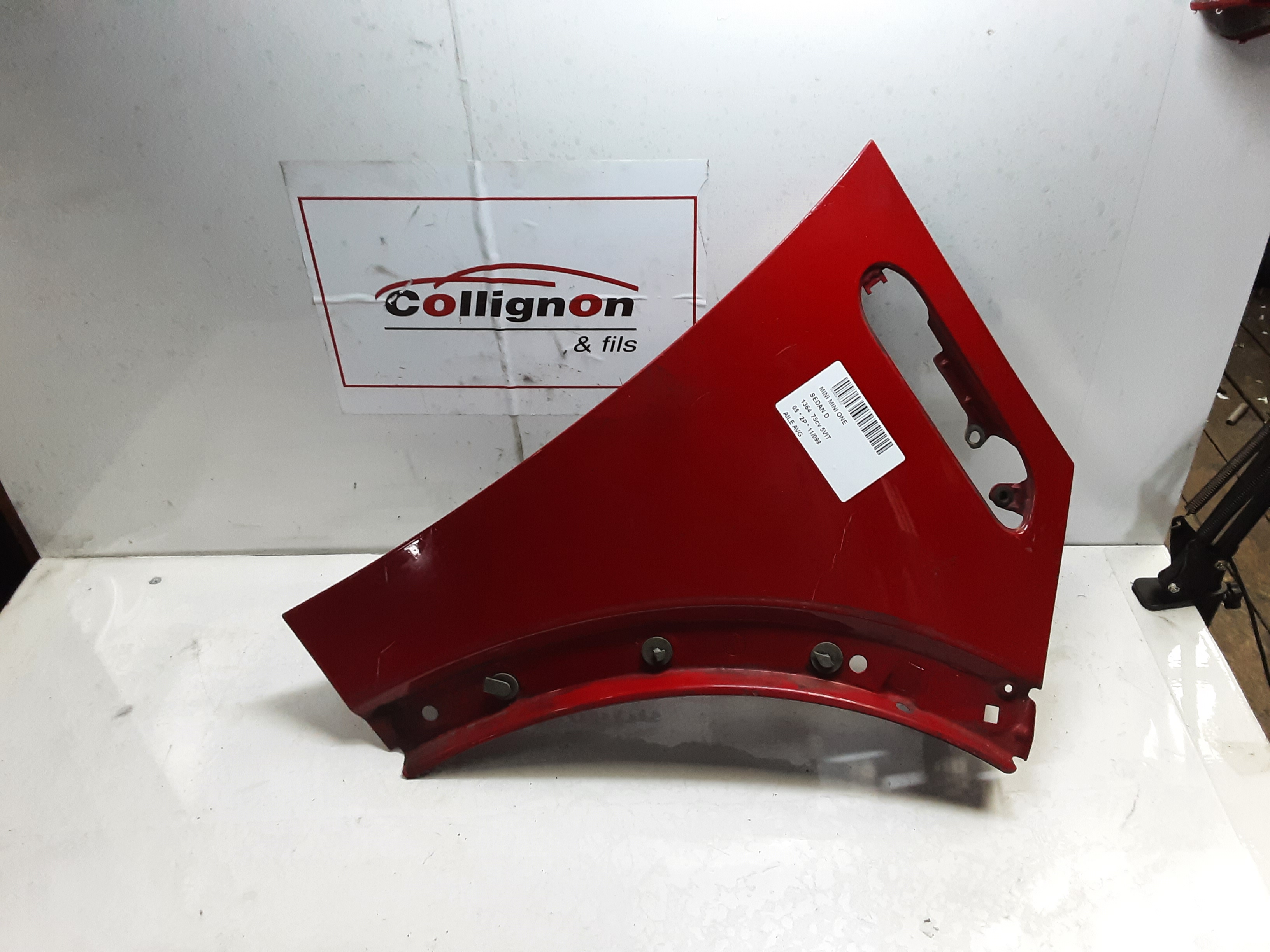 SPATBORD VOOR LINKS Mini R50:COUPE 05/01 - 10/06
