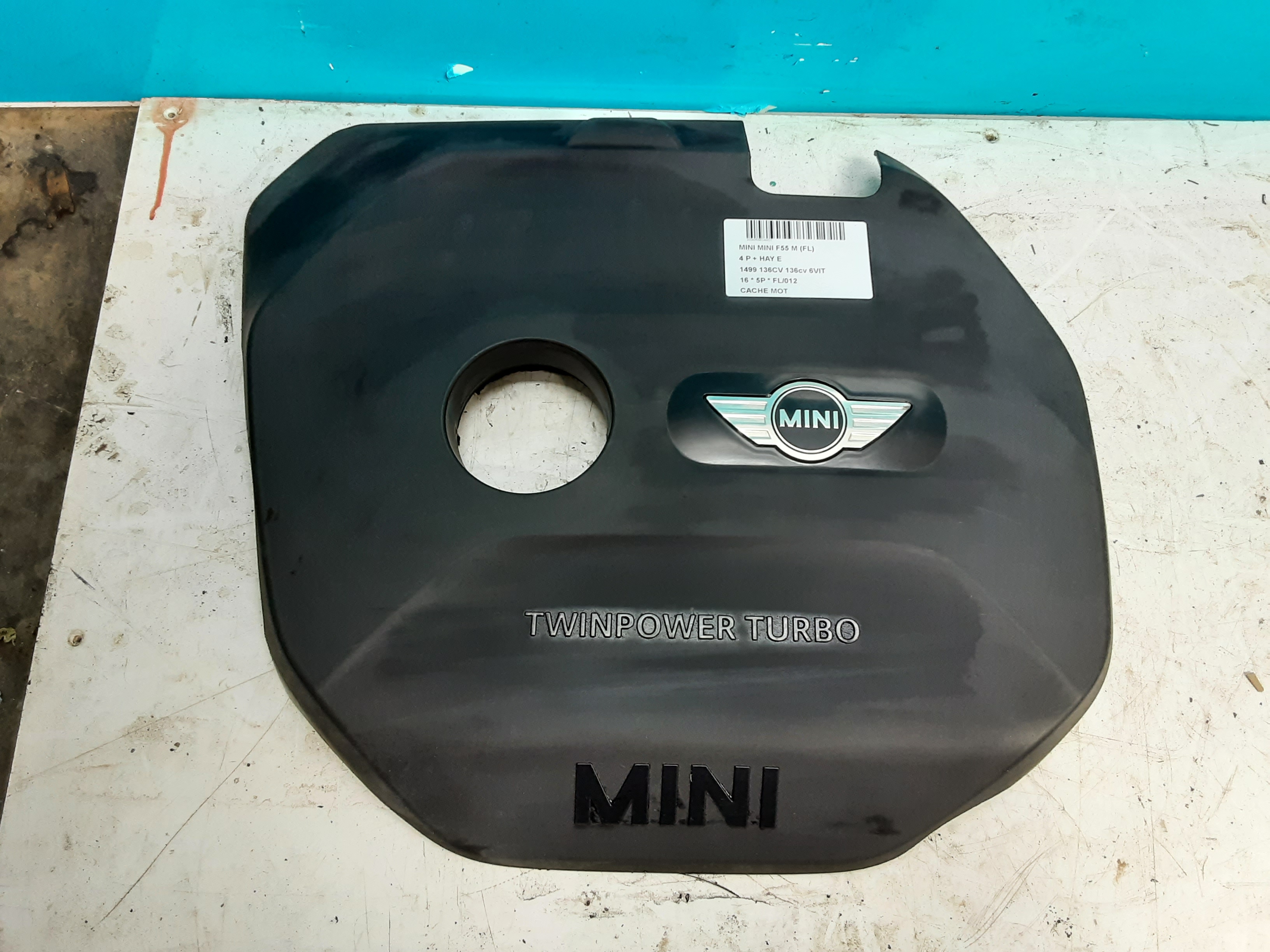 CACHE-MOTEUR Mini F55 5-portes : 07/14 &gt;